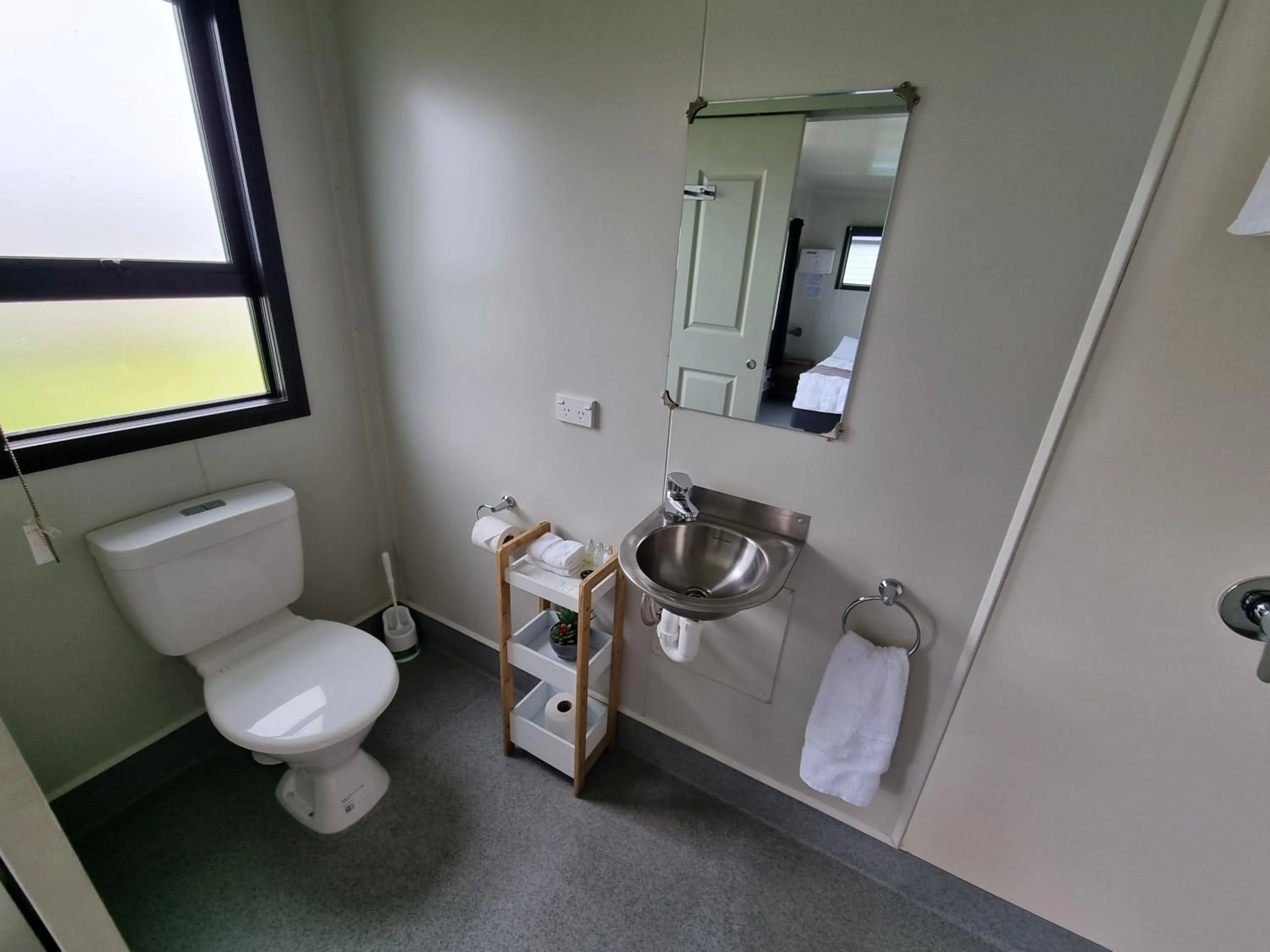Toilet in Riverside Whakatane Holiday Park