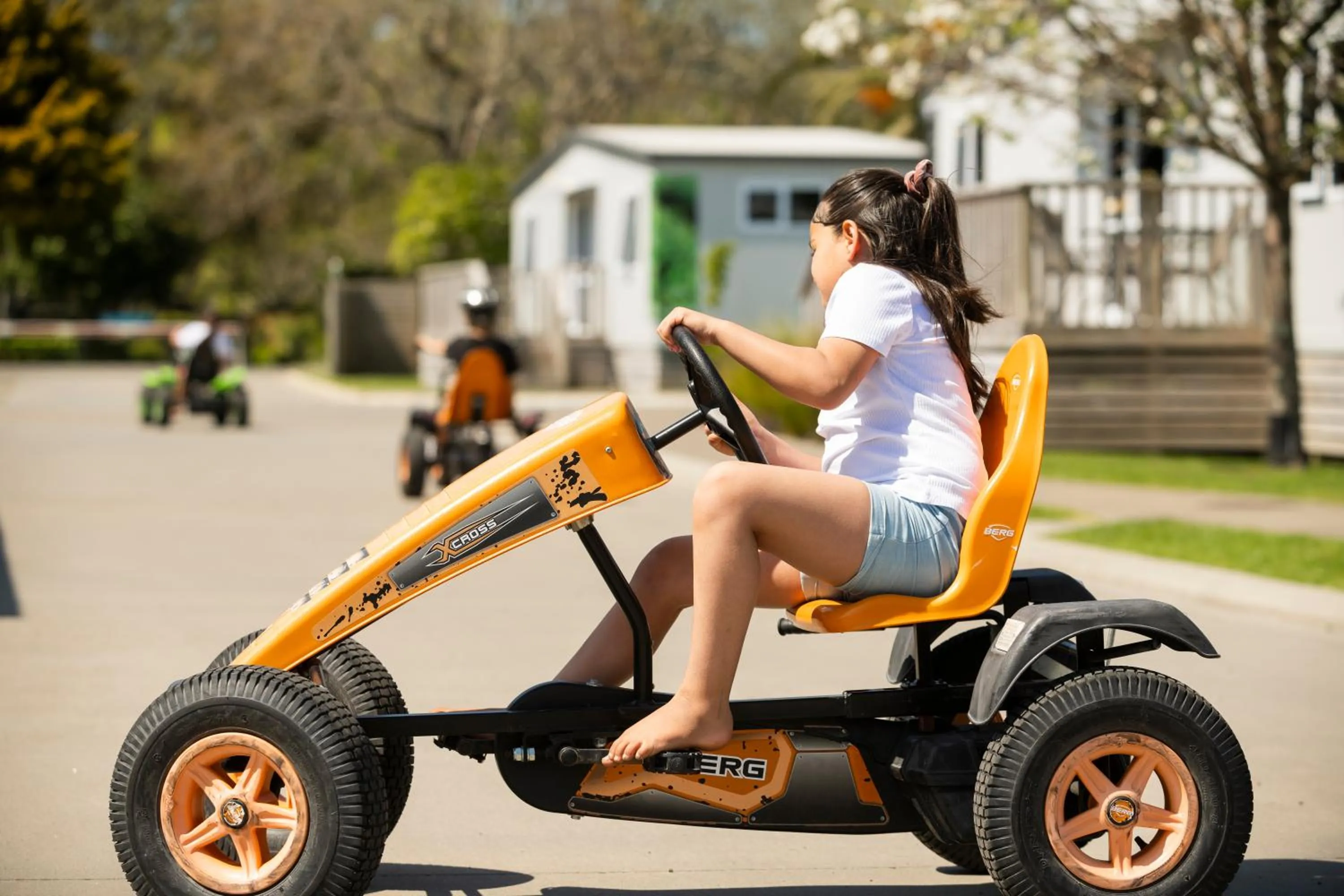 Children play ground in Riverside Whakatane Holiday Park