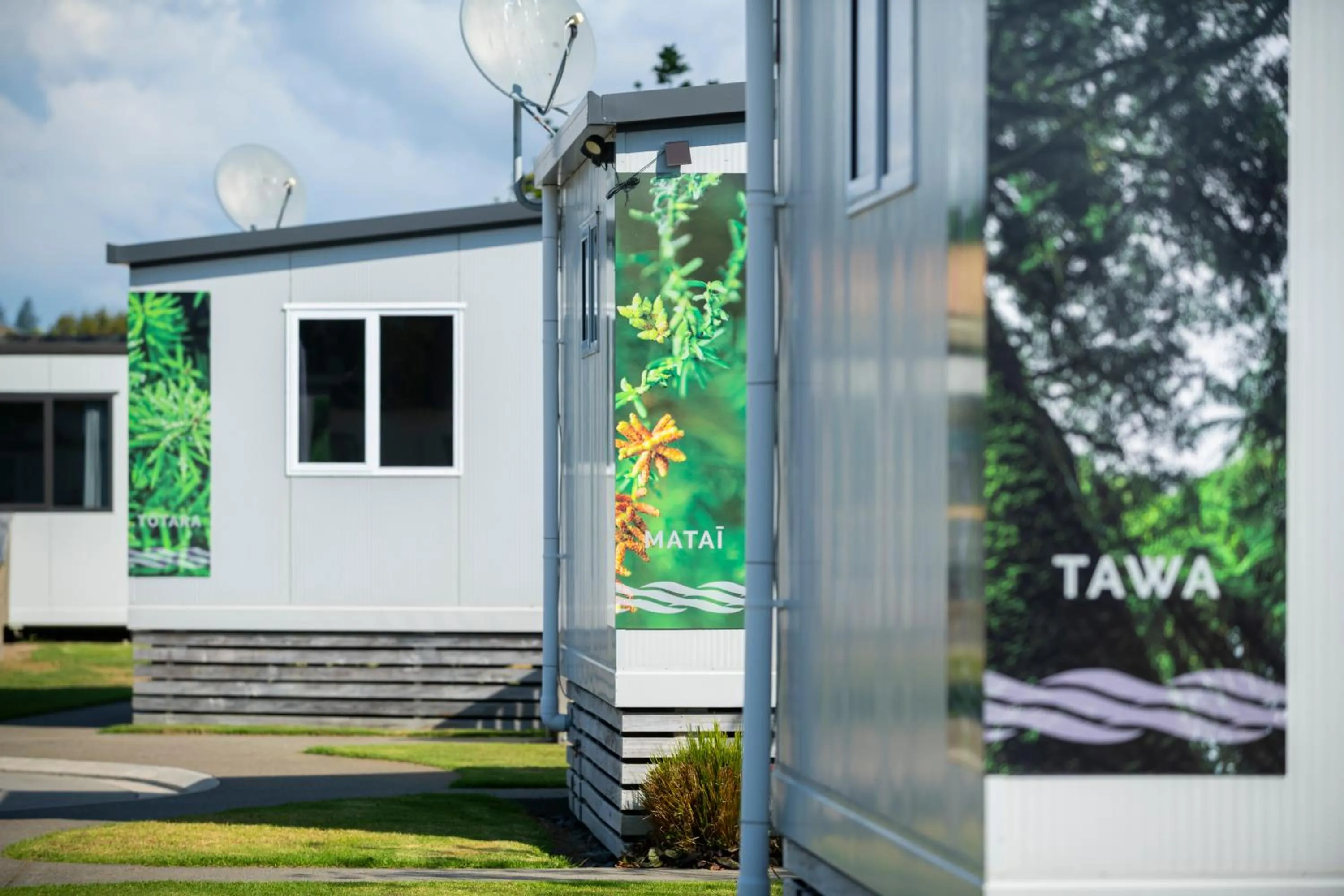 Property building in Riverside Whakatane Holiday Park