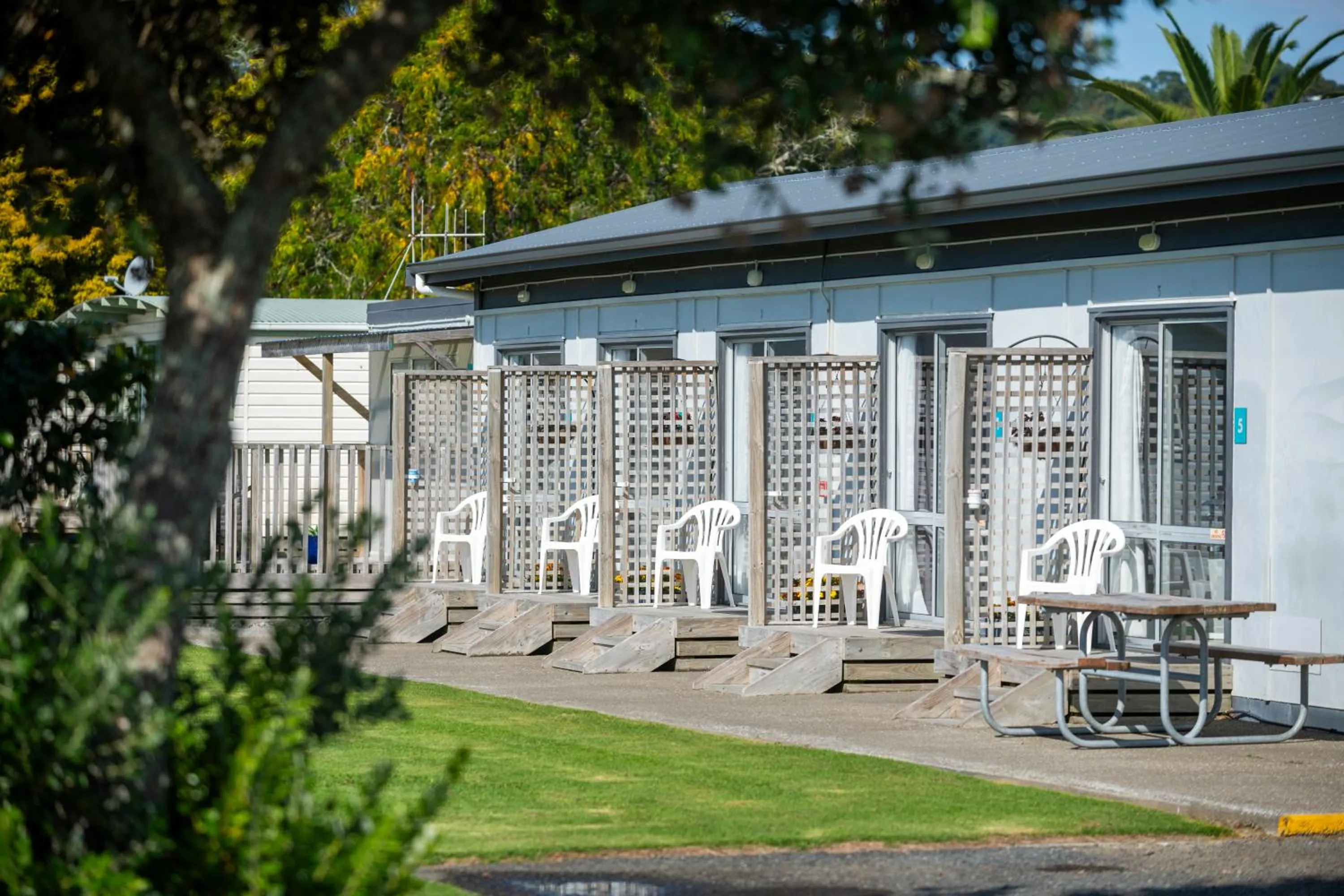Property building in Riverside Whakatane Holiday Park