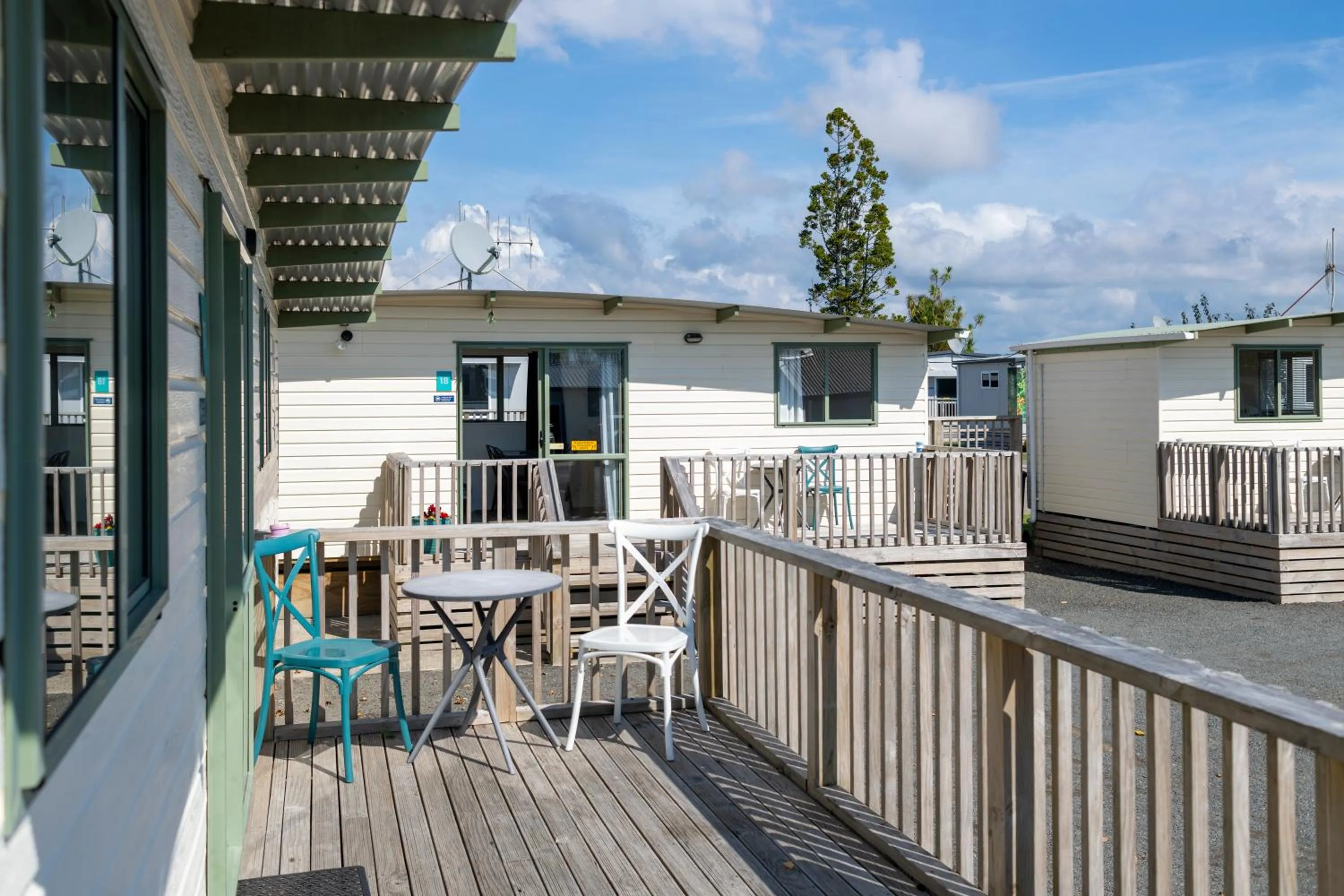 Property building in Riverside Whakatane Holiday Park