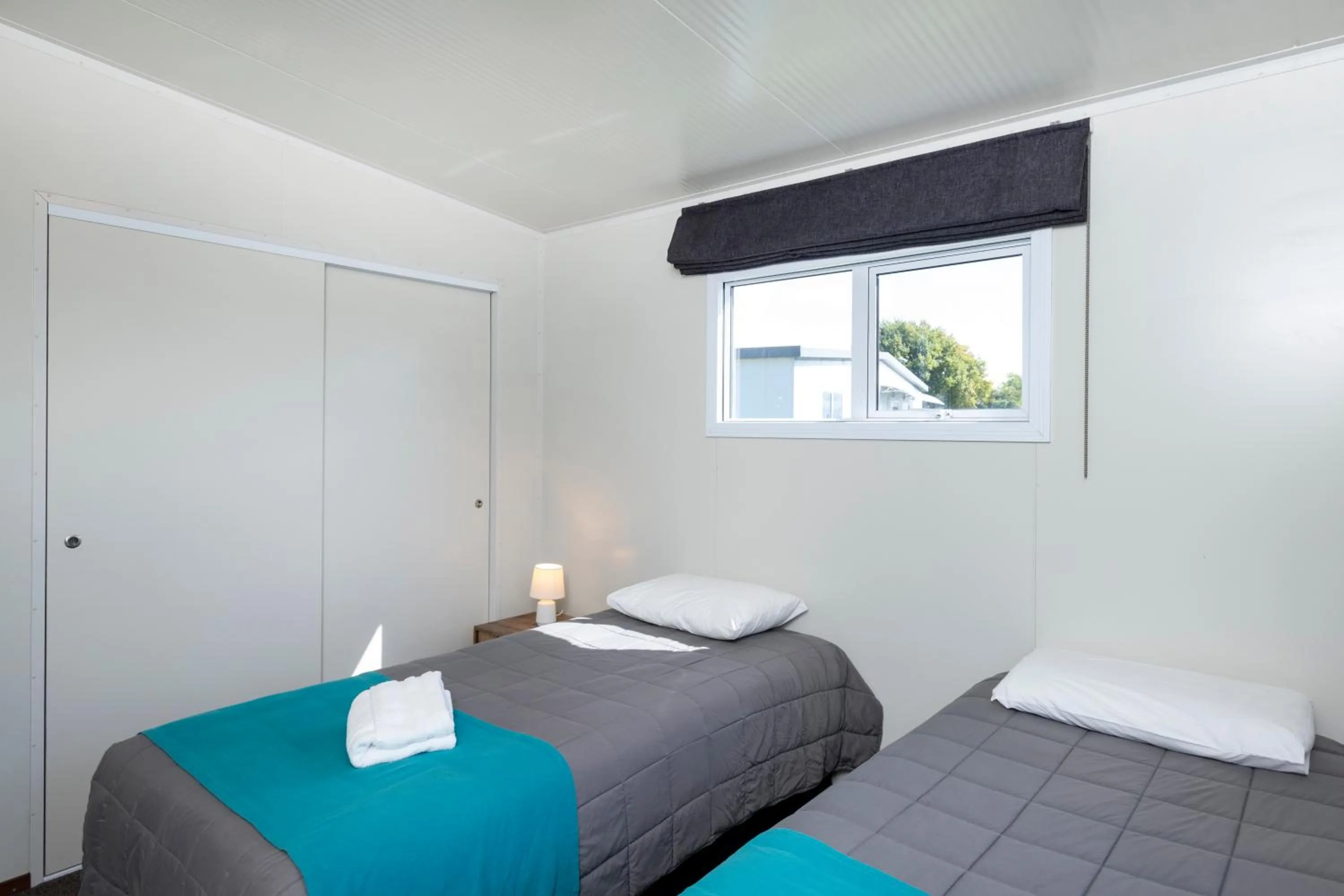 Bed in Riverside Whakatane Holiday Park