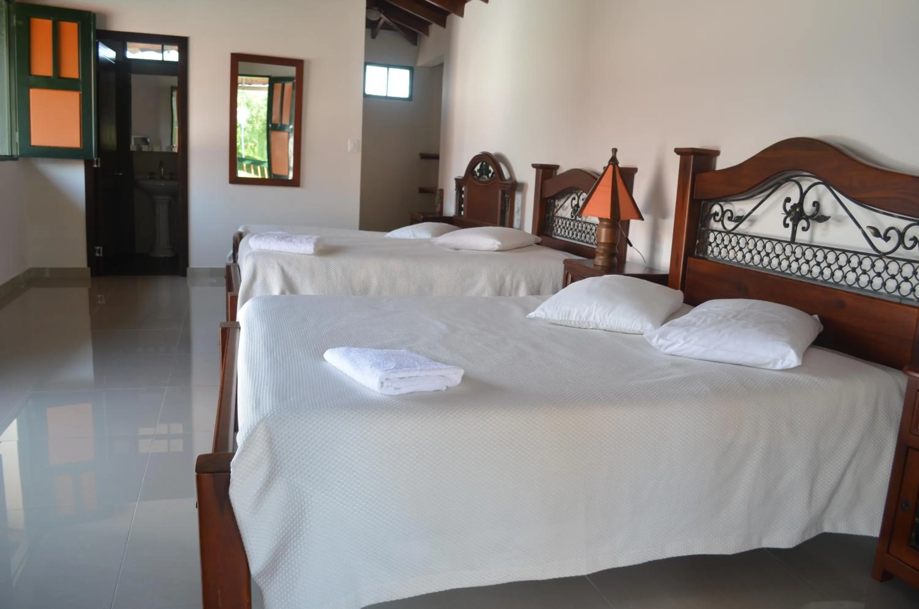 Photo of the whole room, Bed in Finca Hotel Valparaíso