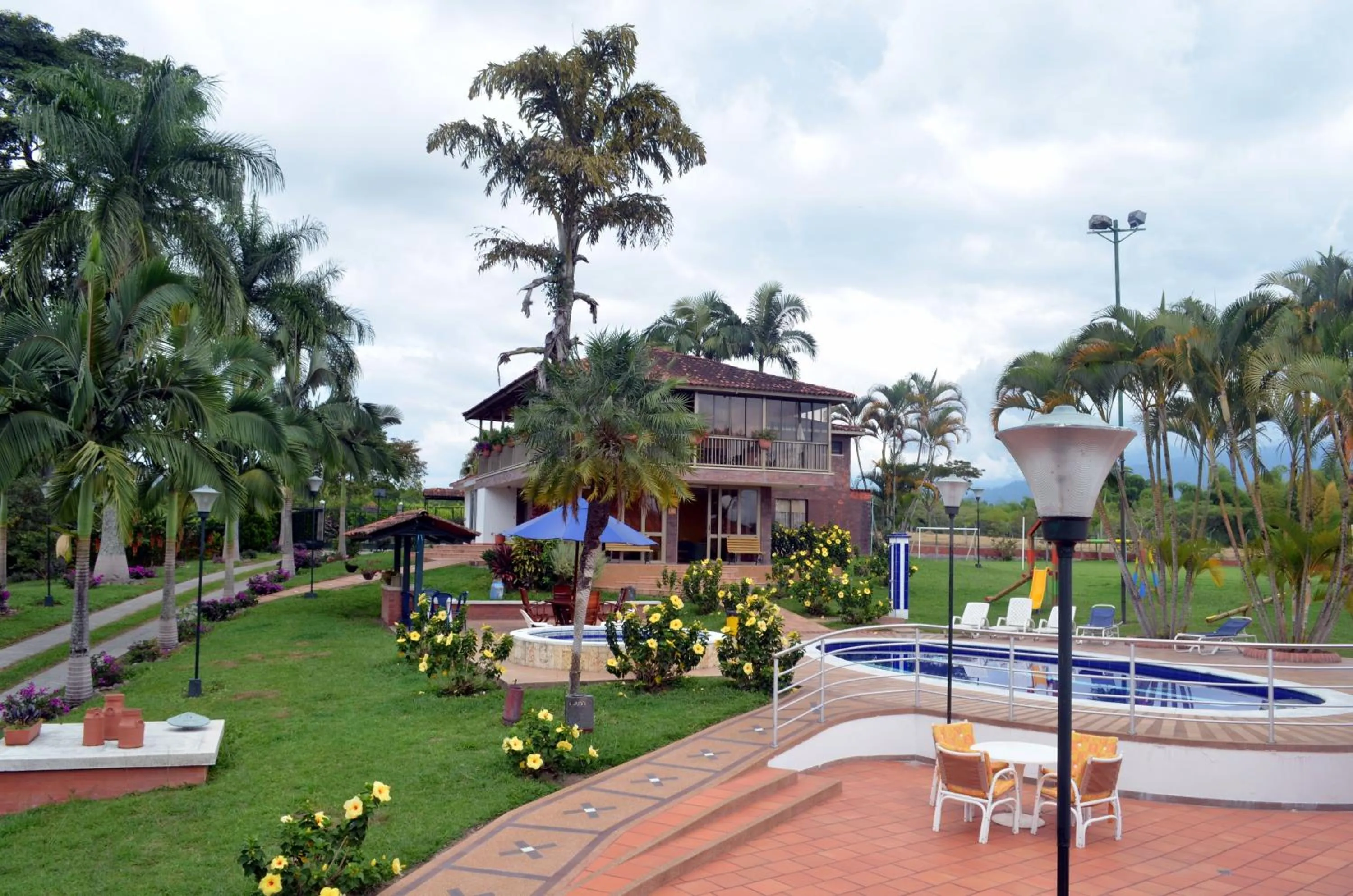 Garden in Finca Hotel Valparaíso