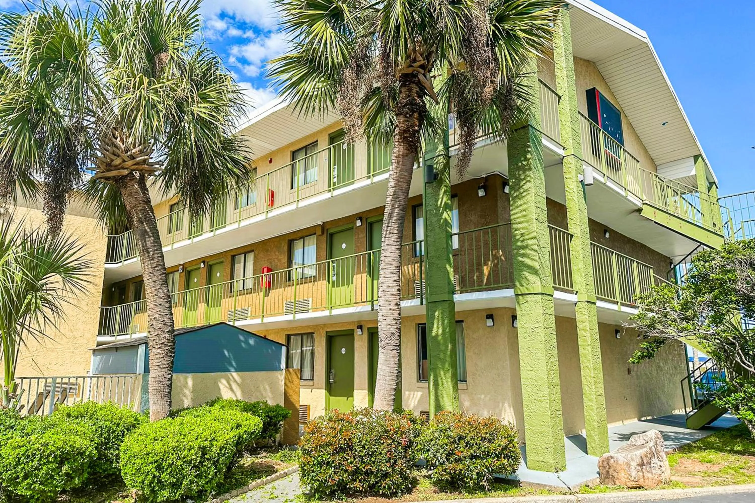 Property building in OYO Hotel Mobile, AL I-65 at Airport Blvd