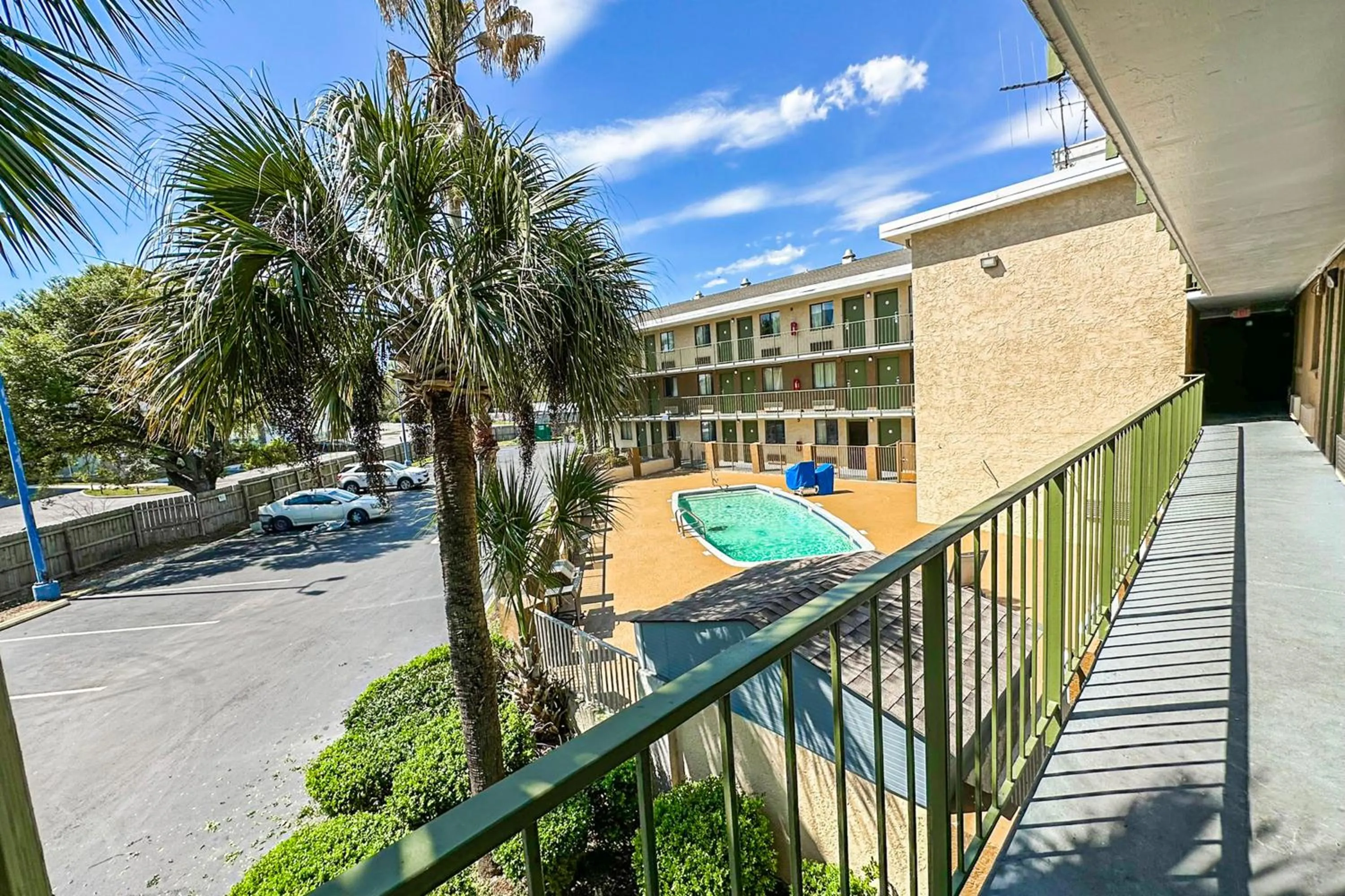 Property building in OYO Hotel Mobile, AL I-65 at Airport Blvd