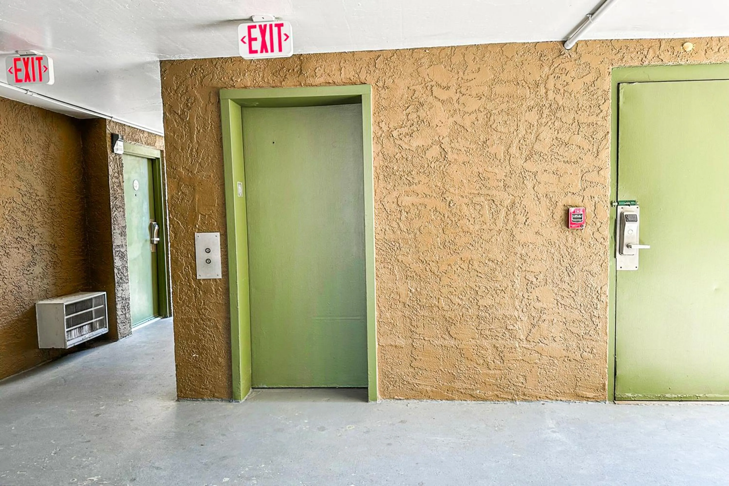 elevator in OYO Hotel Mobile, AL I-65 at Airport Blvd