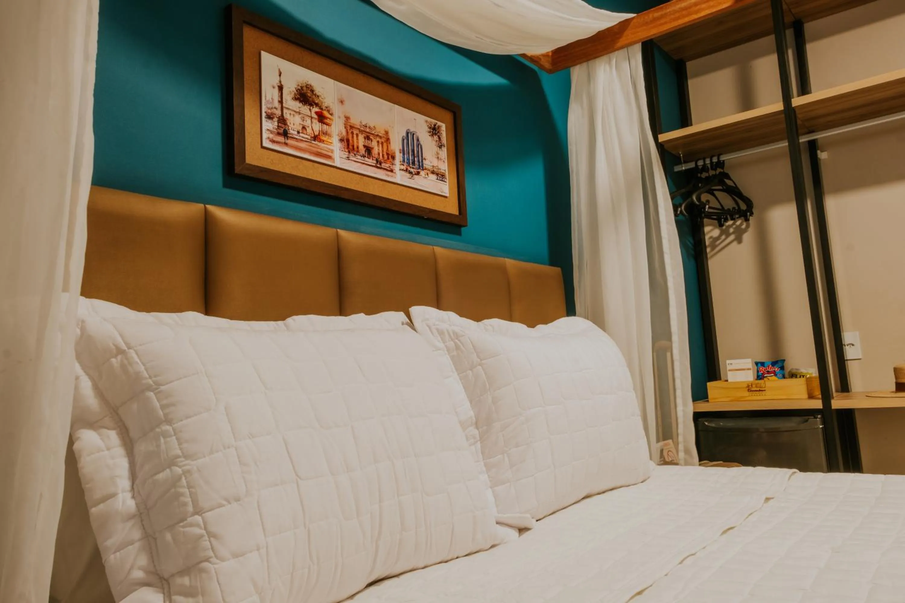 Bed in Pousada Encantare