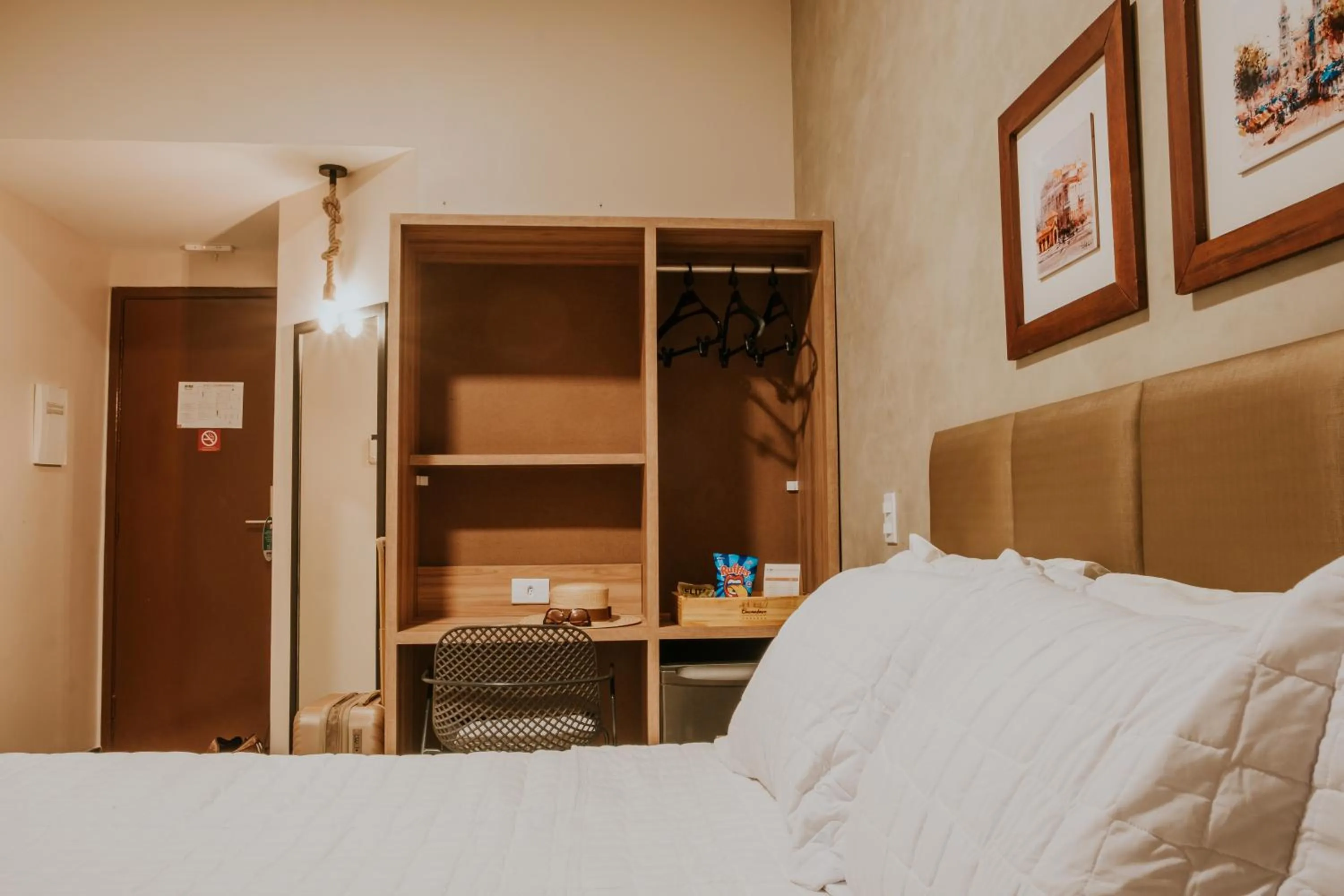 Bed in Pousada Encantare