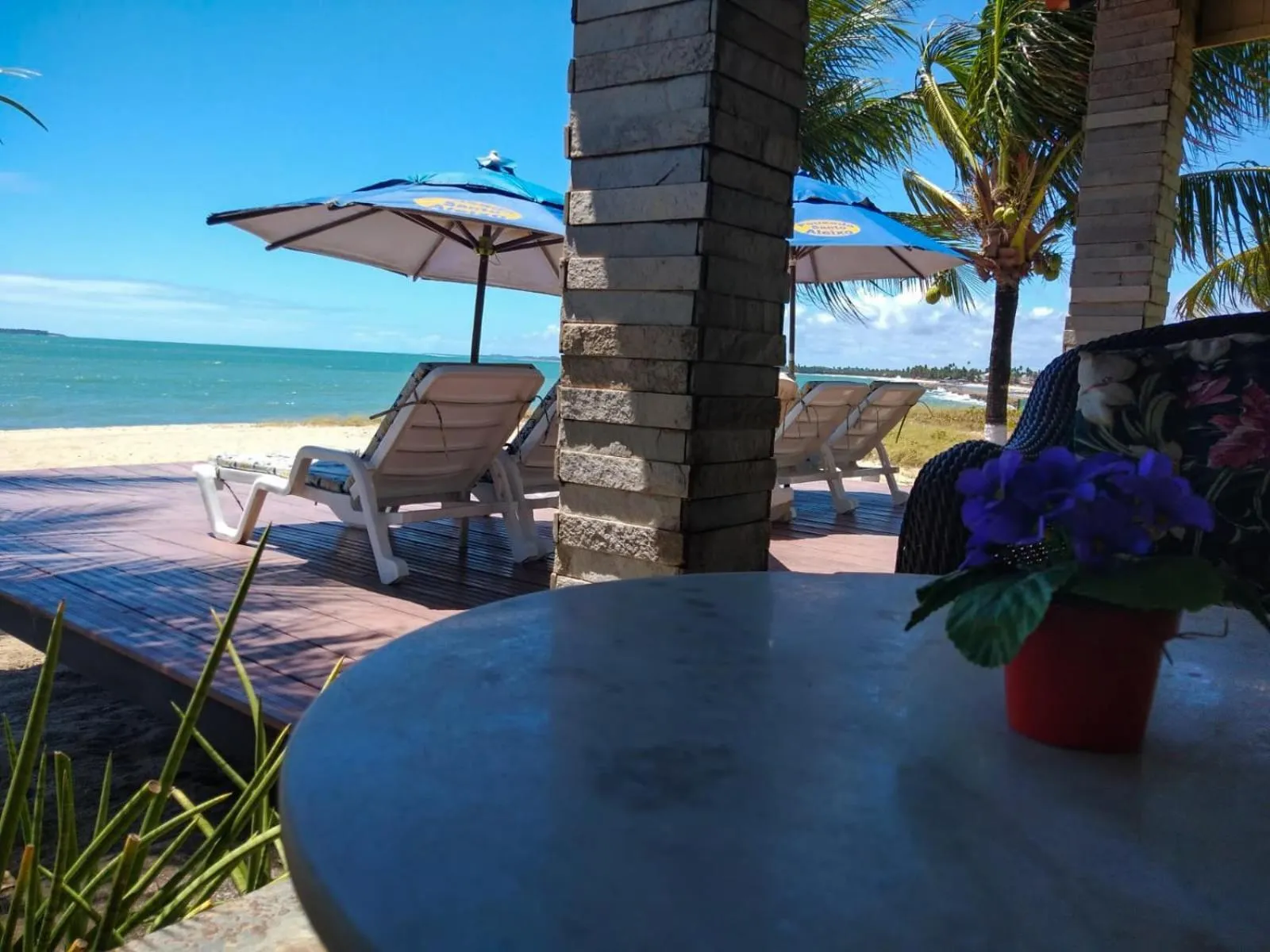 Patio in Pousada Santo Aleixo