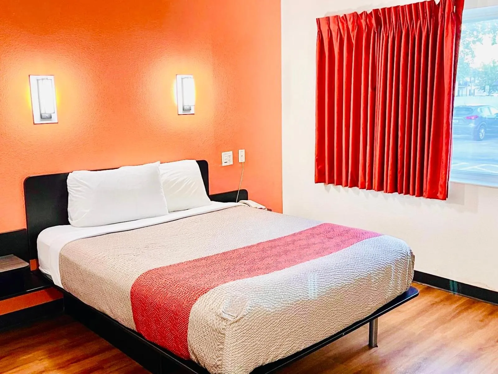 Bed in Motel 6-Springfield, IL I-55 I-72