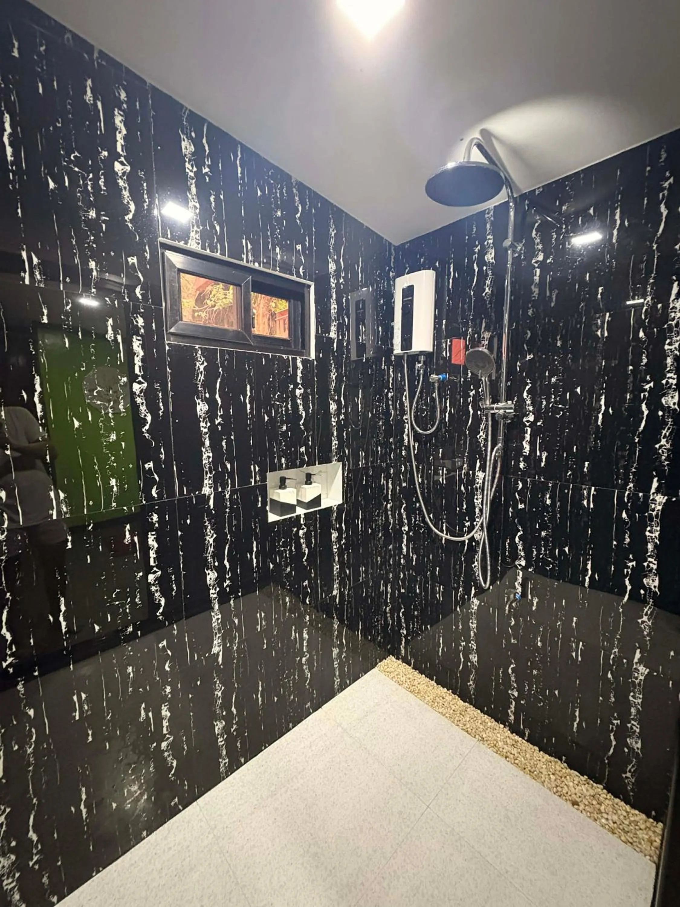 Shower in Mina Grande Beach Cottages