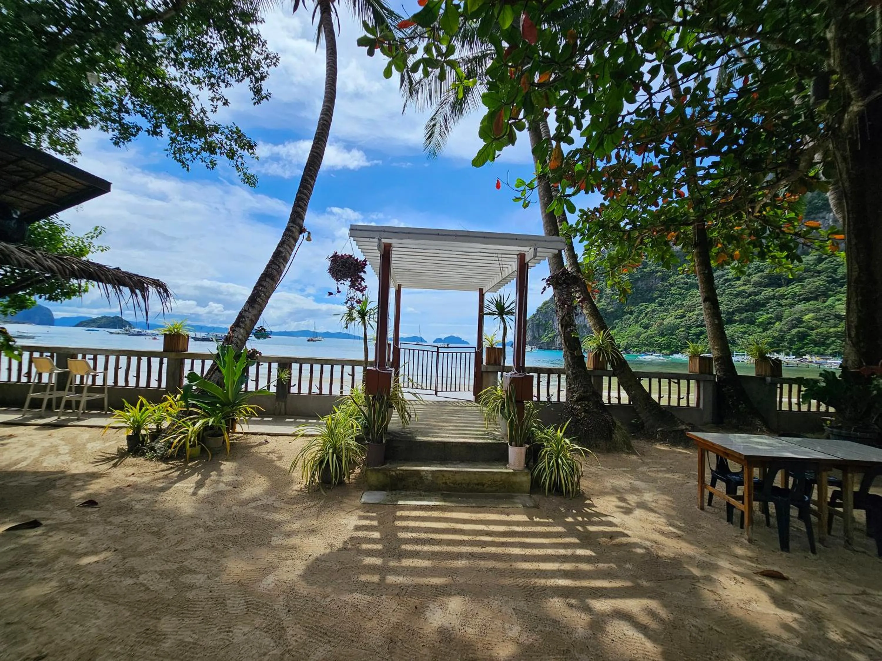 Patio in Mina Grande Beach Cottages