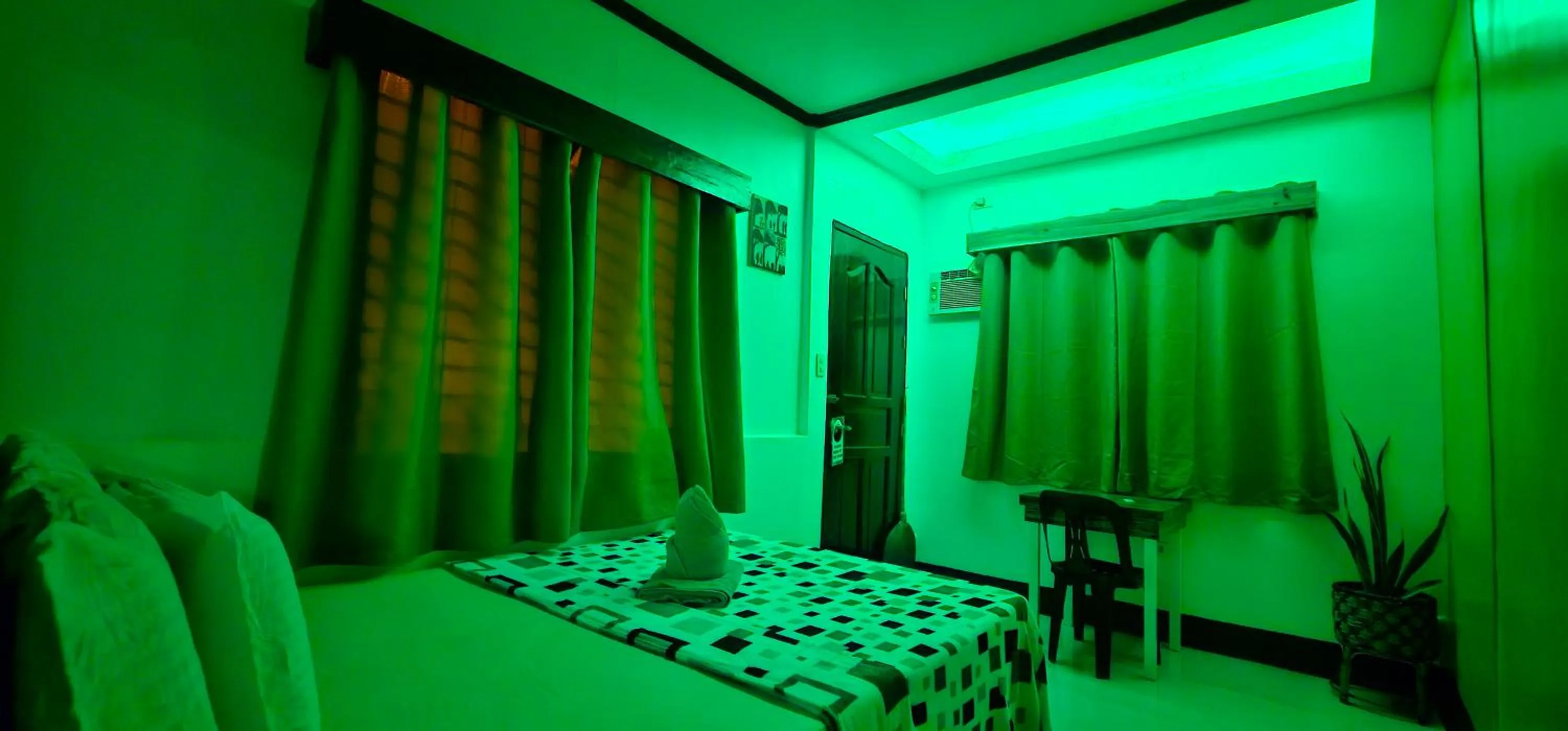 Bed in Mina Grande Beach Cottages