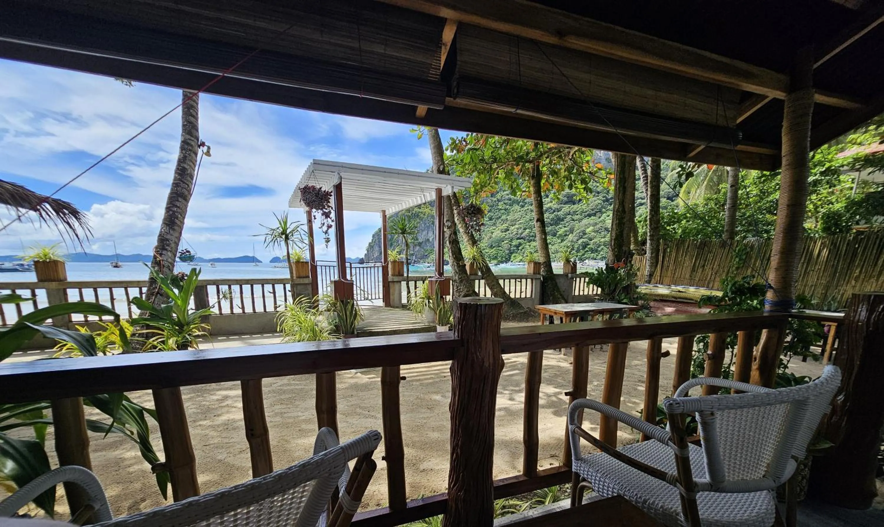 Balcony/Terrace in Mina Grande Beach Cottages