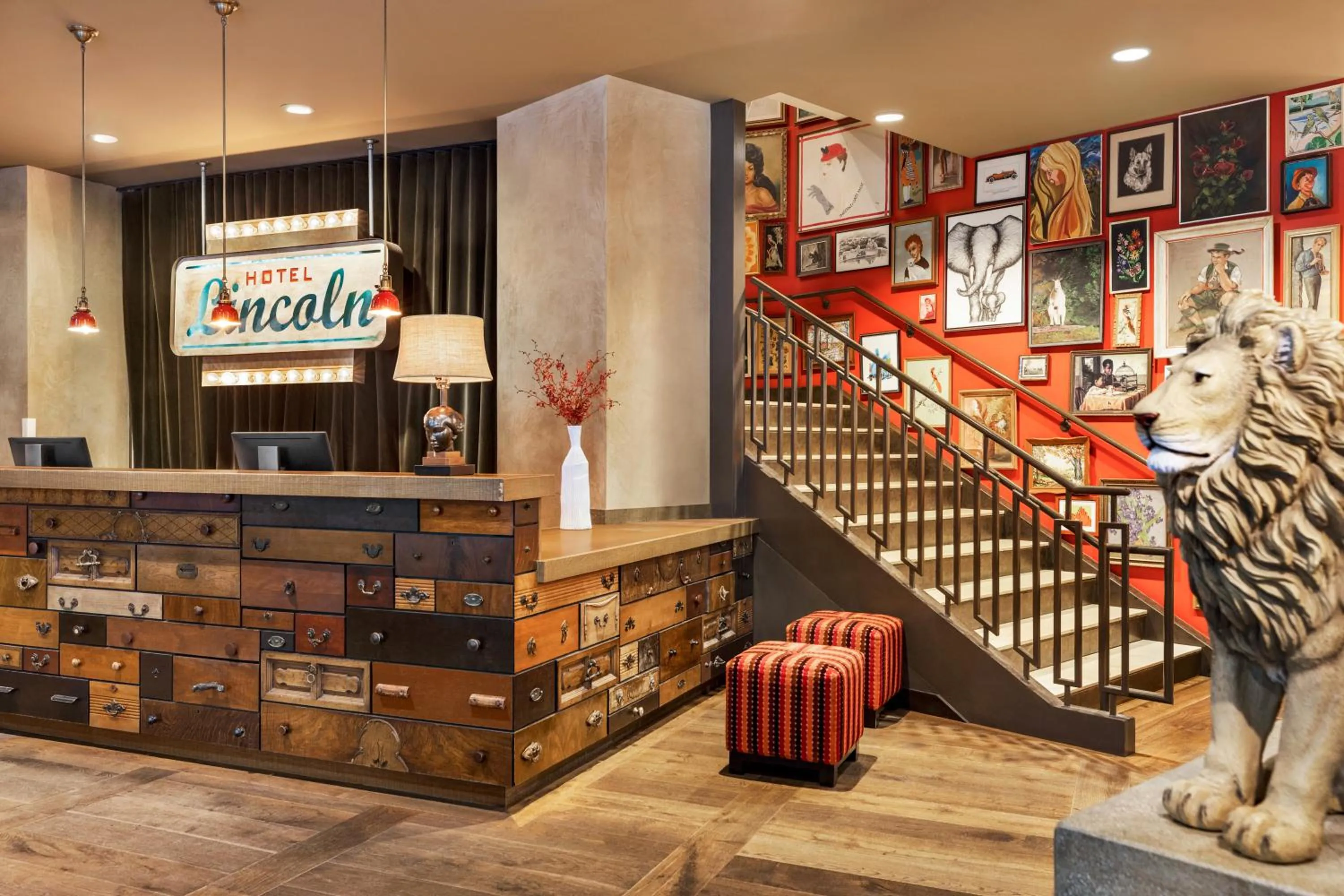 Lobby or reception in Hotel Lincoln