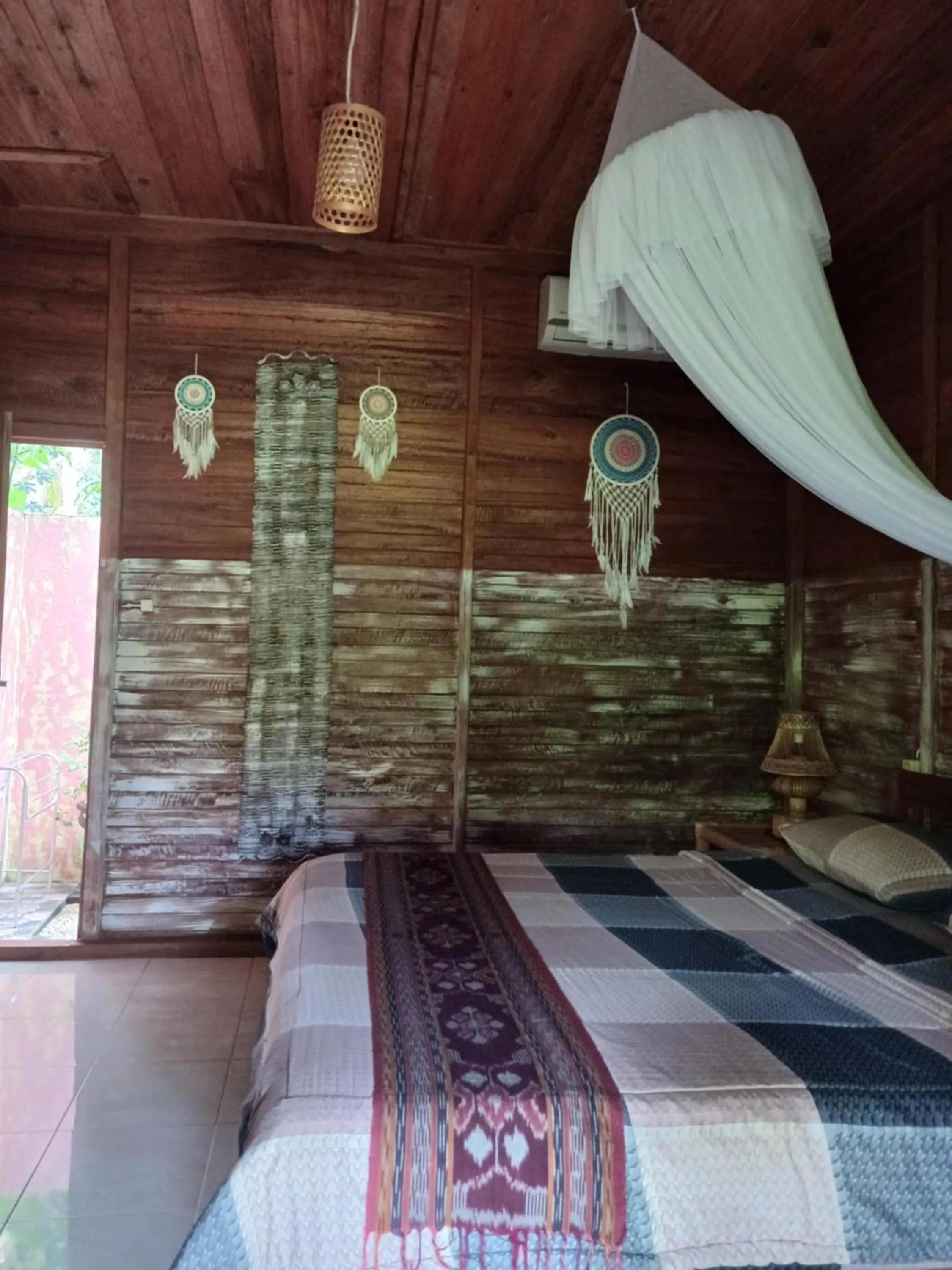 Bed in Nusa Penida Pudak Nature Bungalow