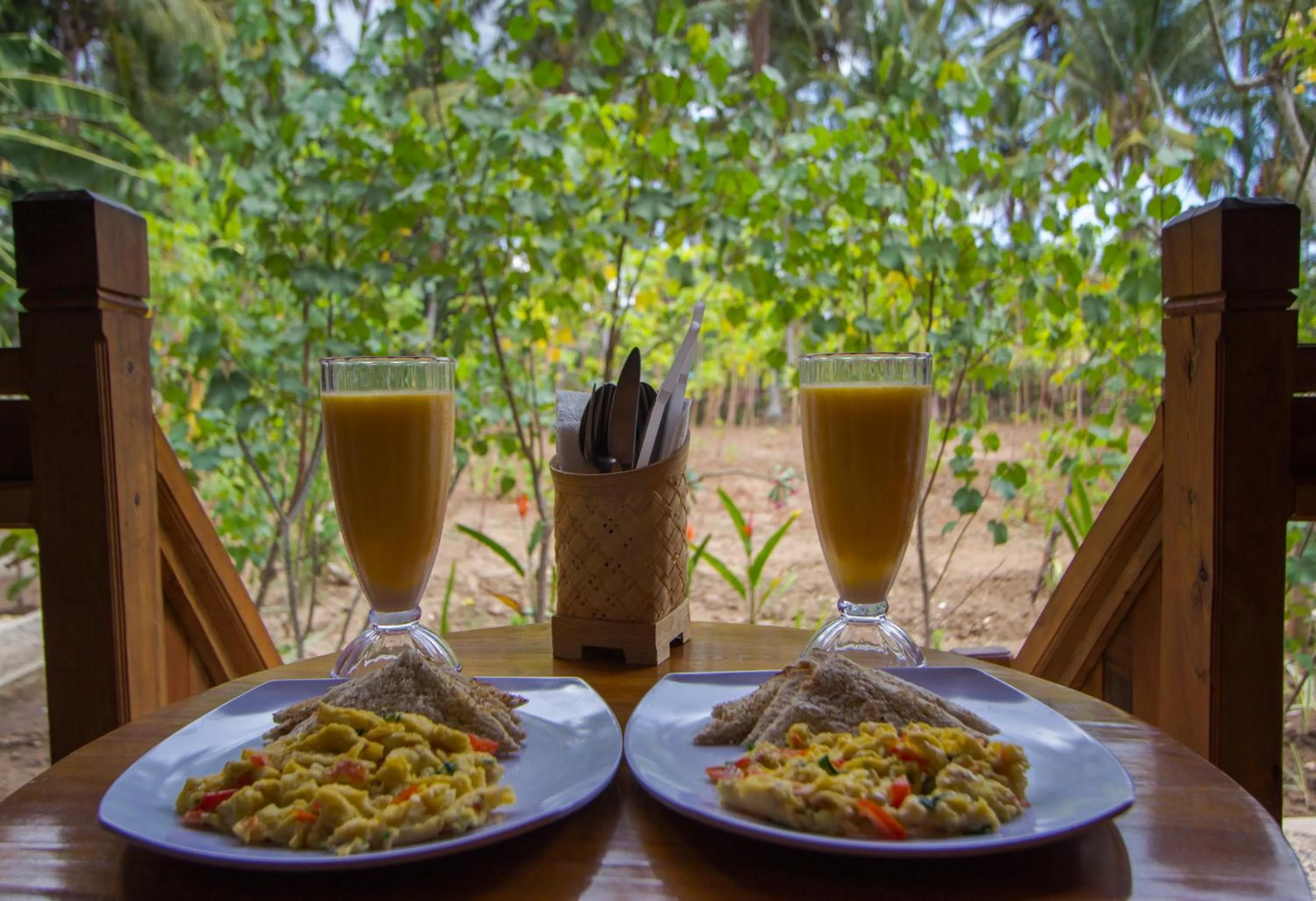 Breakfast in Nusa Penida Pudak Nature Bungalow