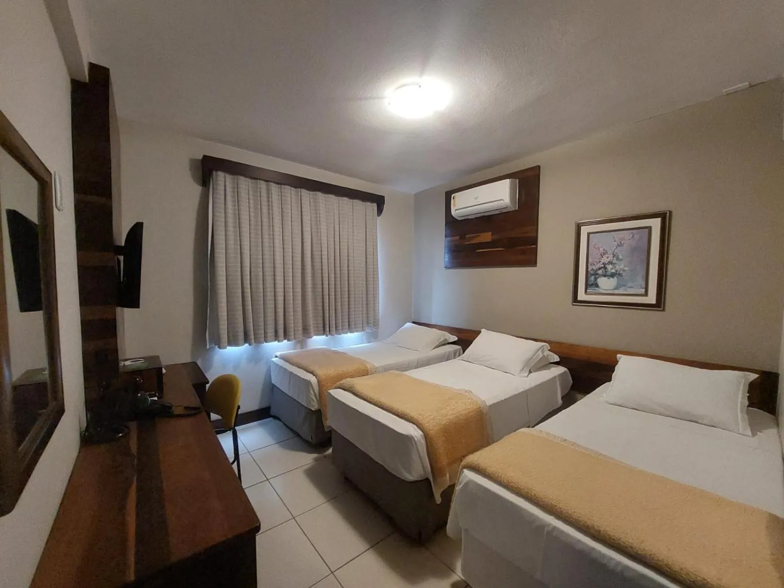 Bed in Príncipe Hotel