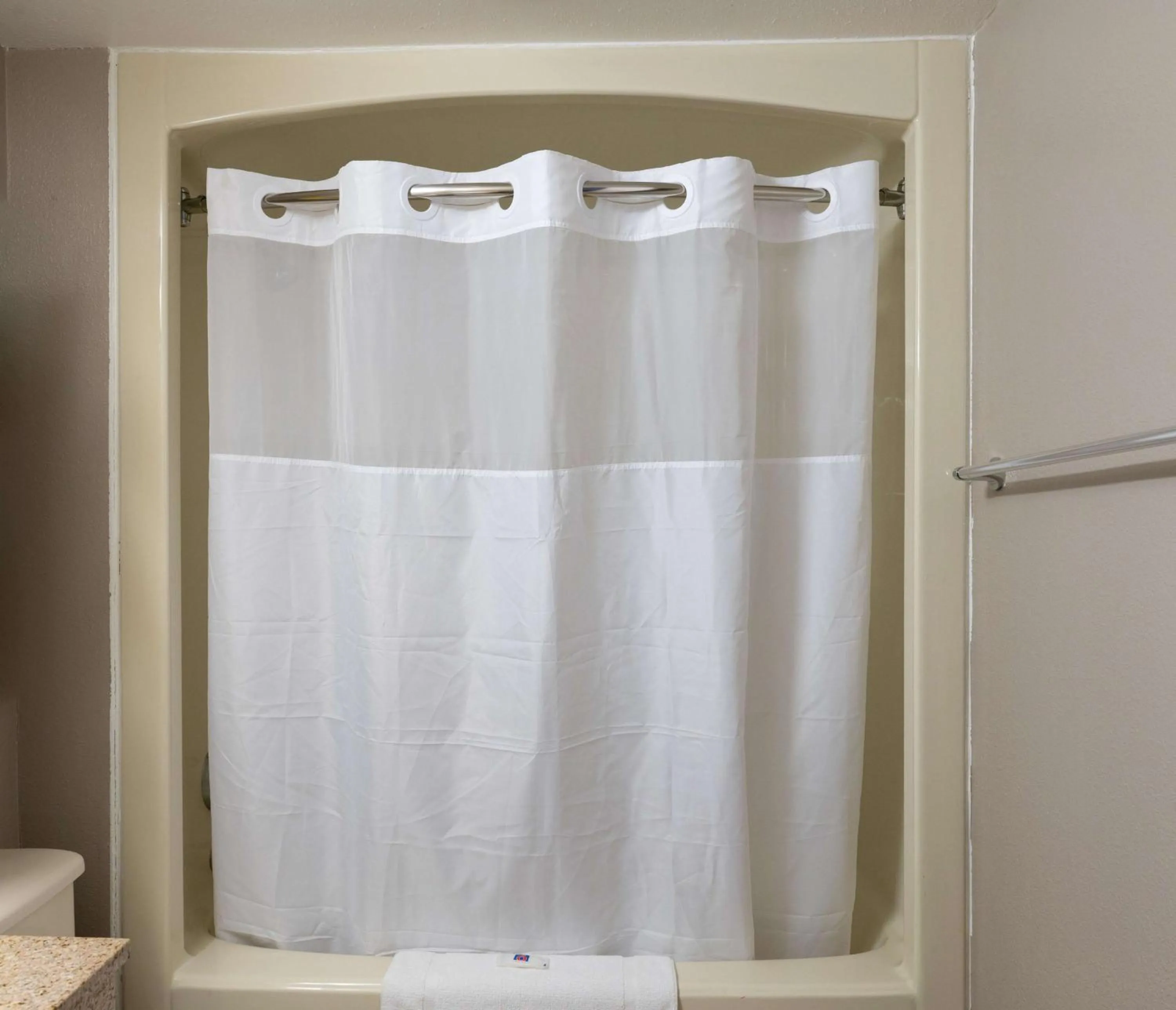 Bathroom in Motel 6-Branford, CT - New Haven