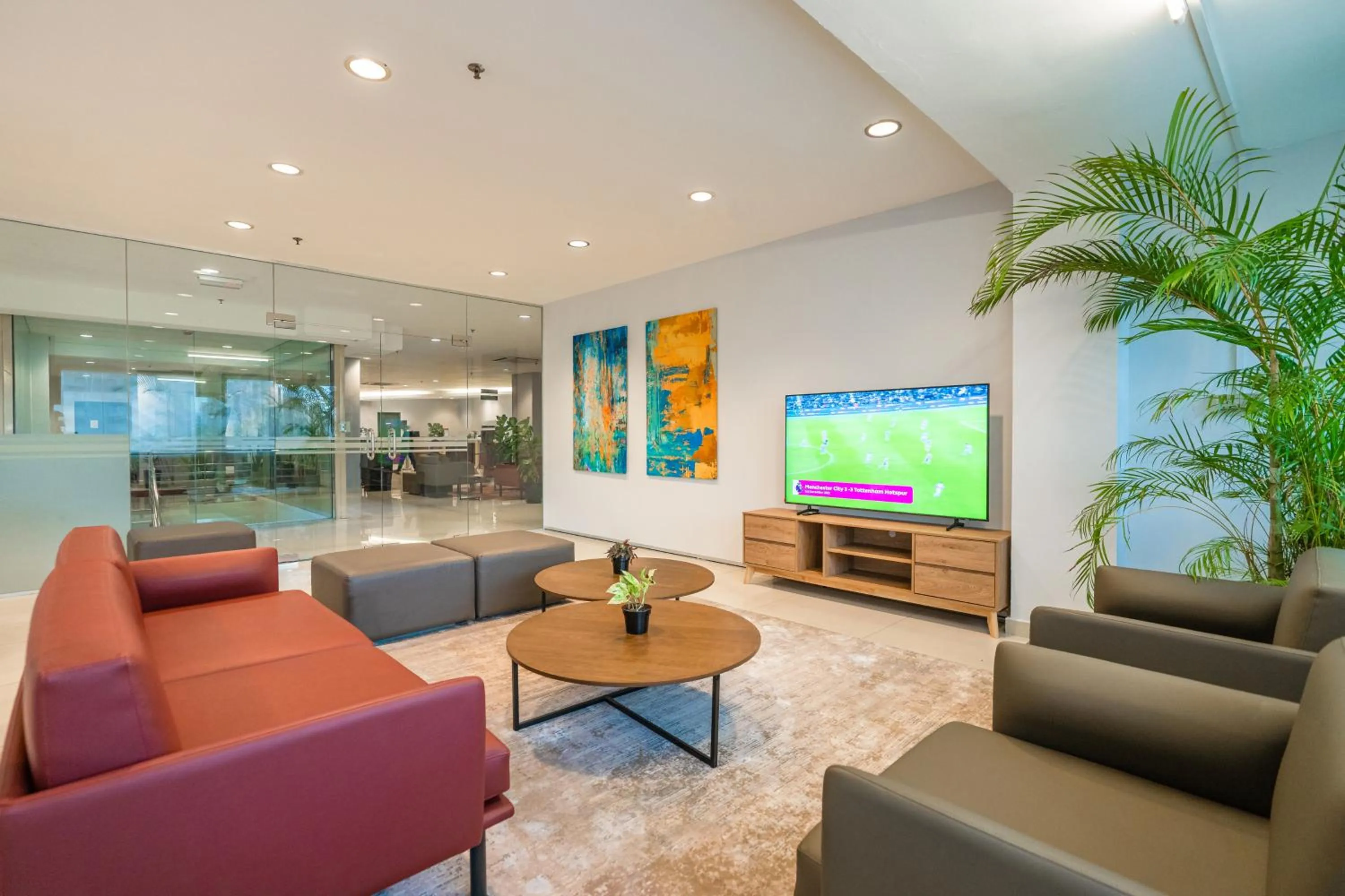 Seating area in Tune Hotel Georgetown Penang