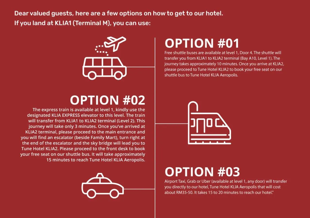Landmark view in Tune Hotel KLIA Aeropolis (Airport Hotel)