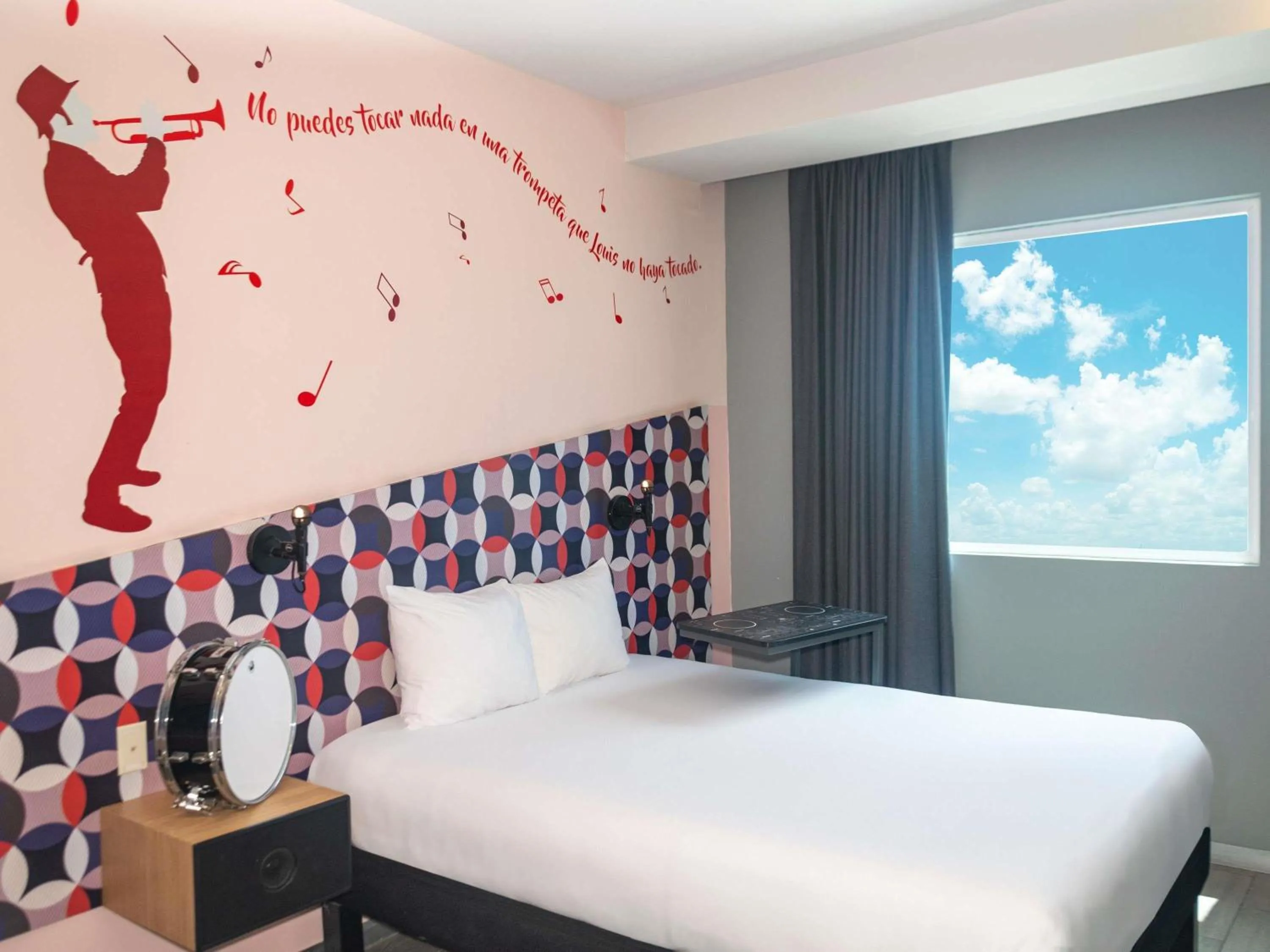 Bedroom, Bed in Ibis Styles Merida Galerias