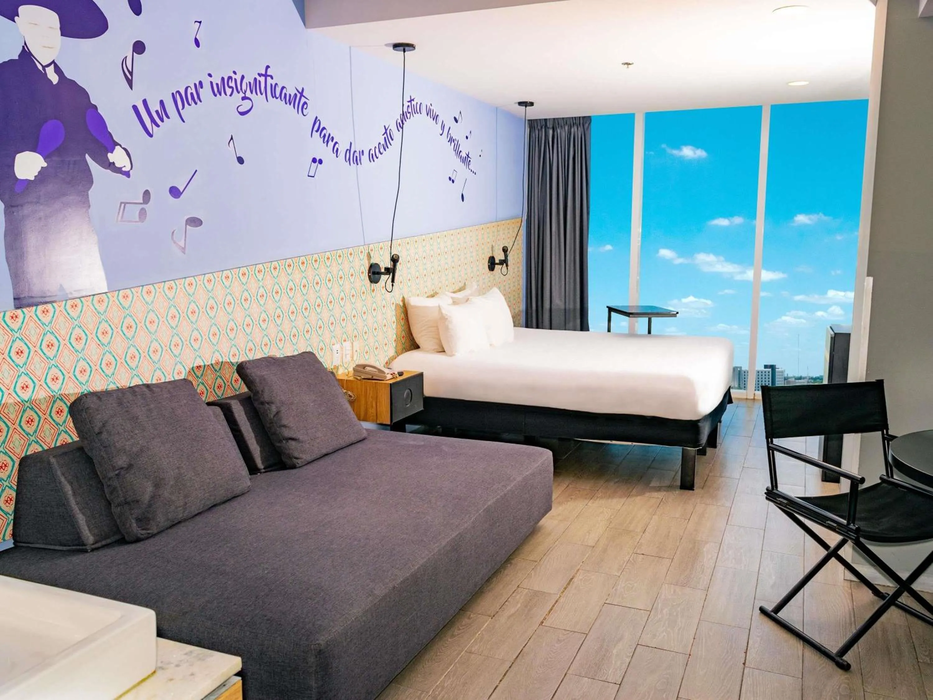 Bedroom, Bed in Ibis Styles Merida Galerias