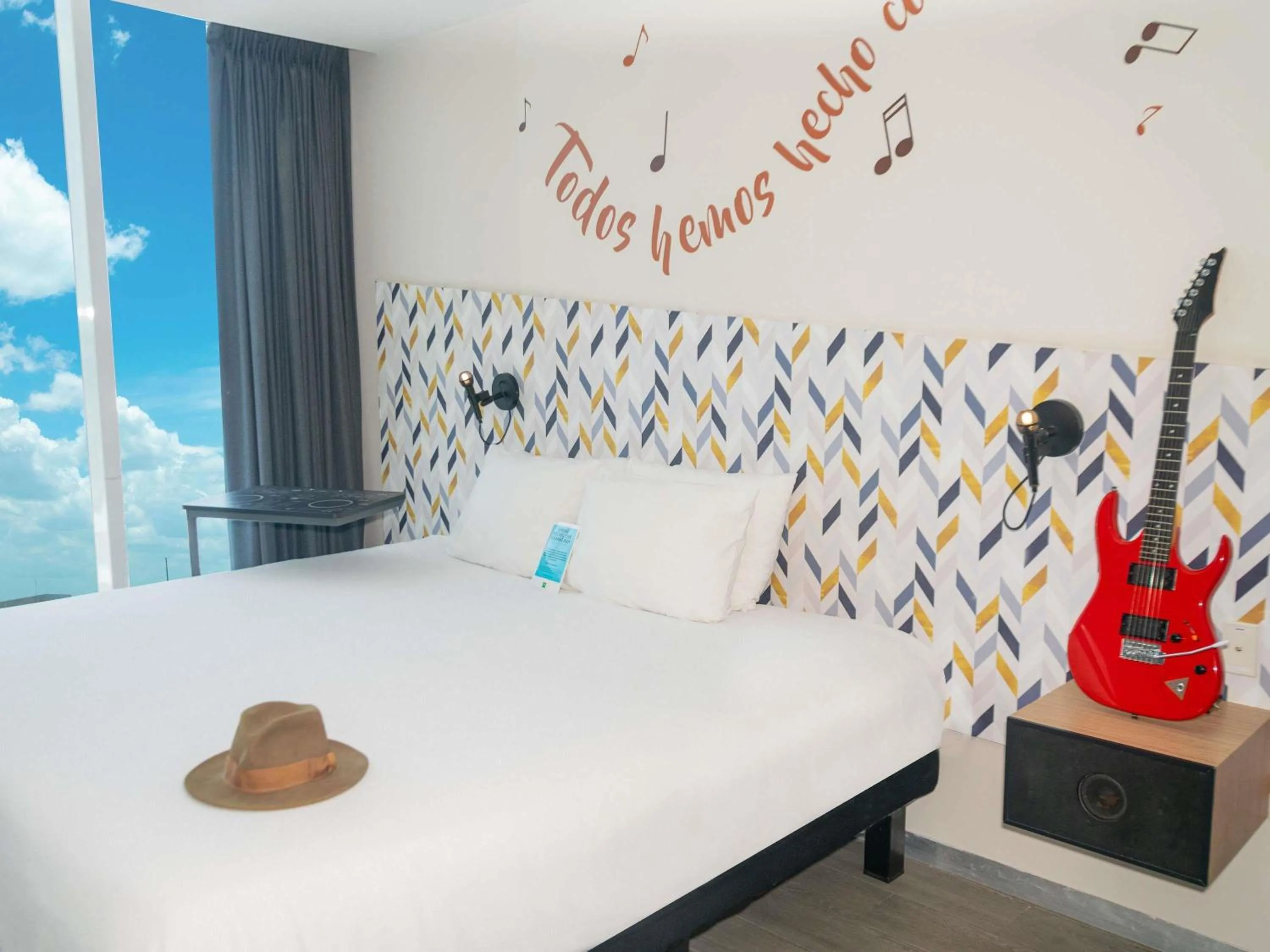 Bedroom, Bed in Ibis Styles Merida Galerias