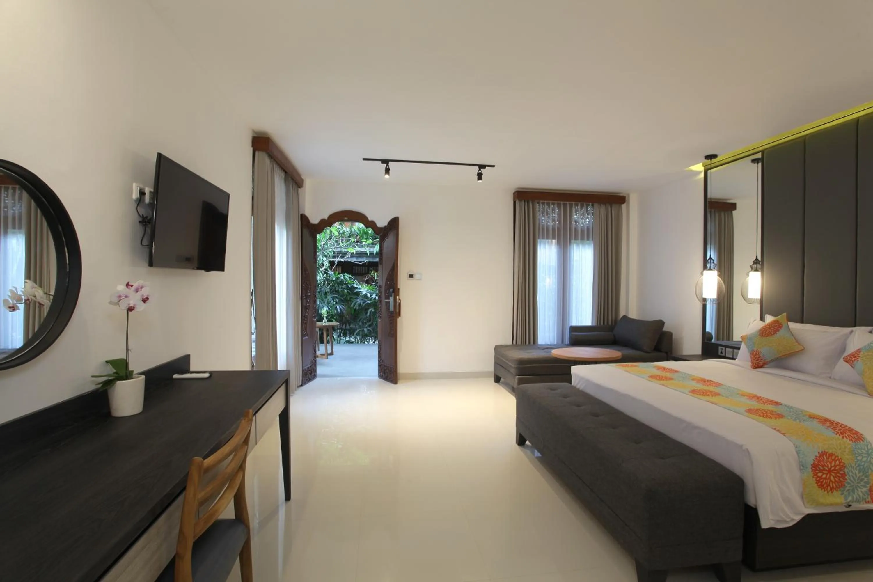 Bedroom, Bed in Matahari Bungalow