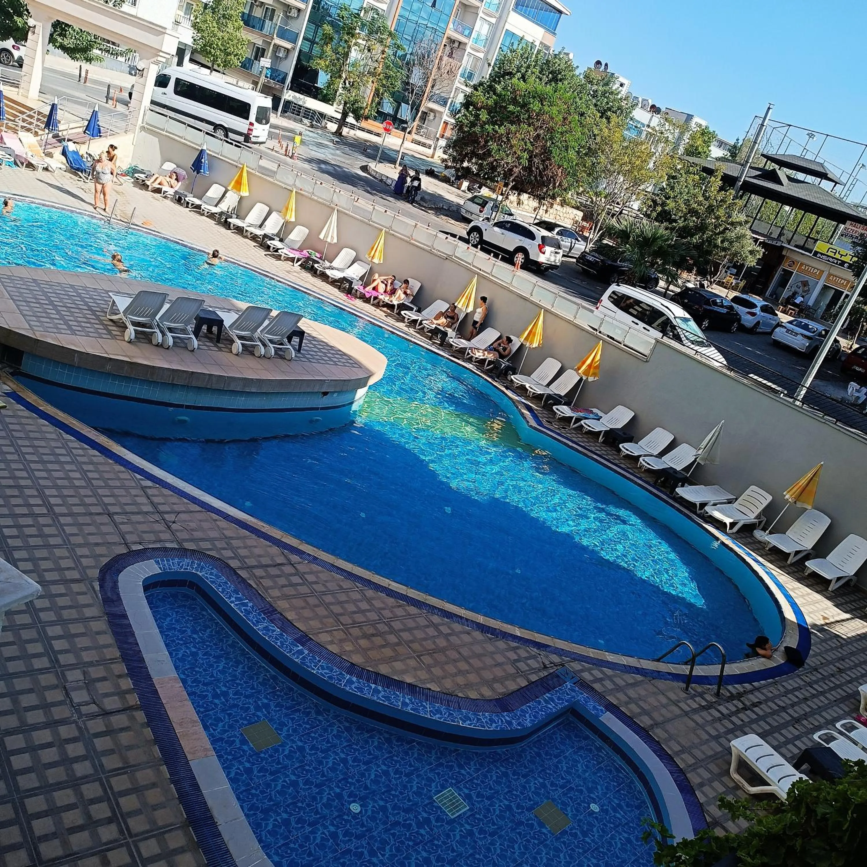 Swimming pool in meryemana hotel
