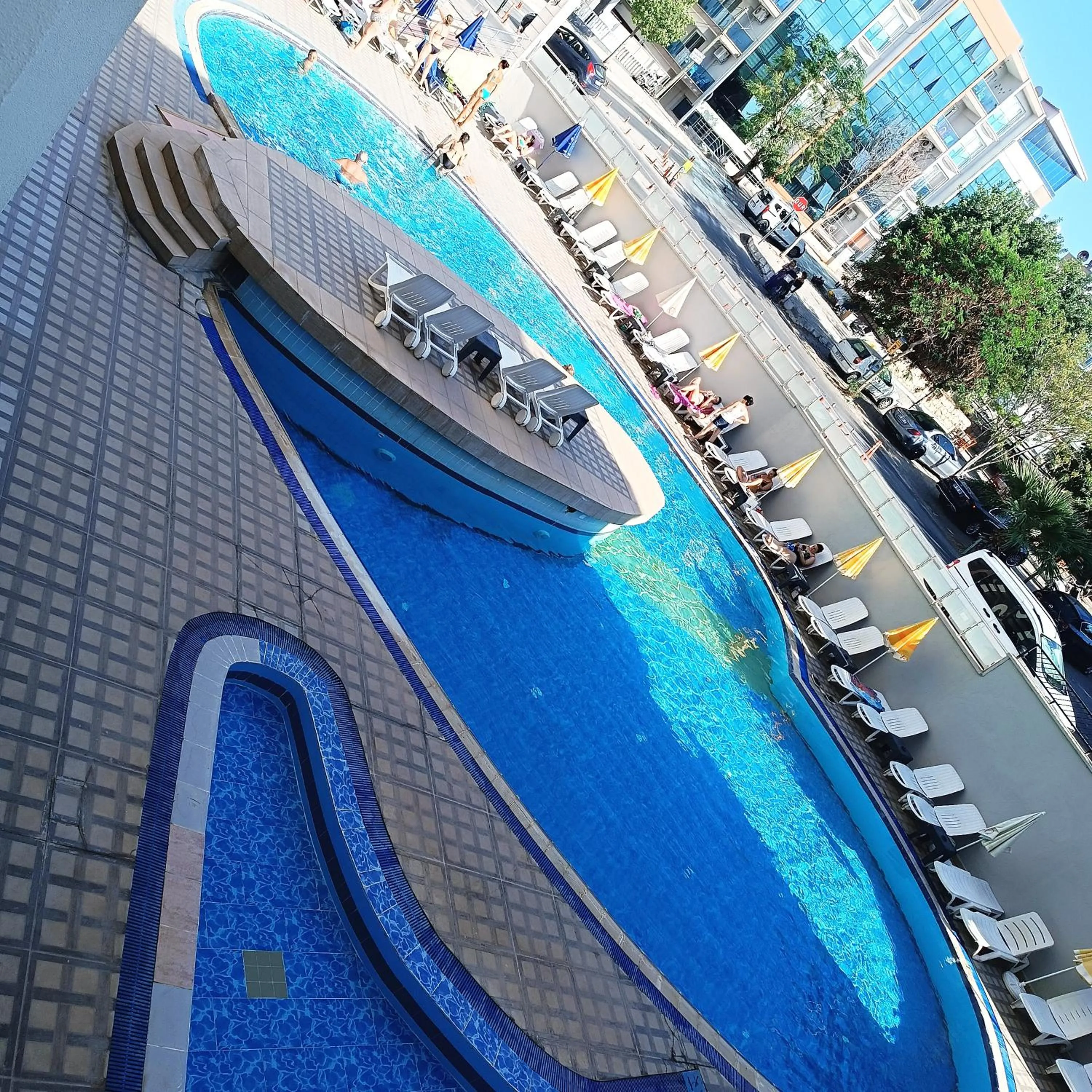 Swimming pool in meryemana hotel