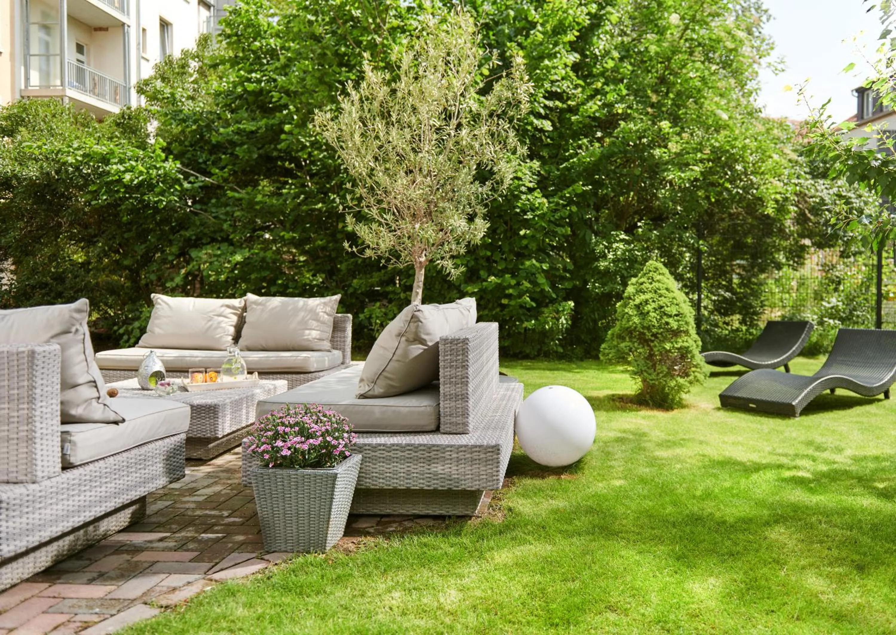 Patio in Auenwald Hotel und Apartmenthaus