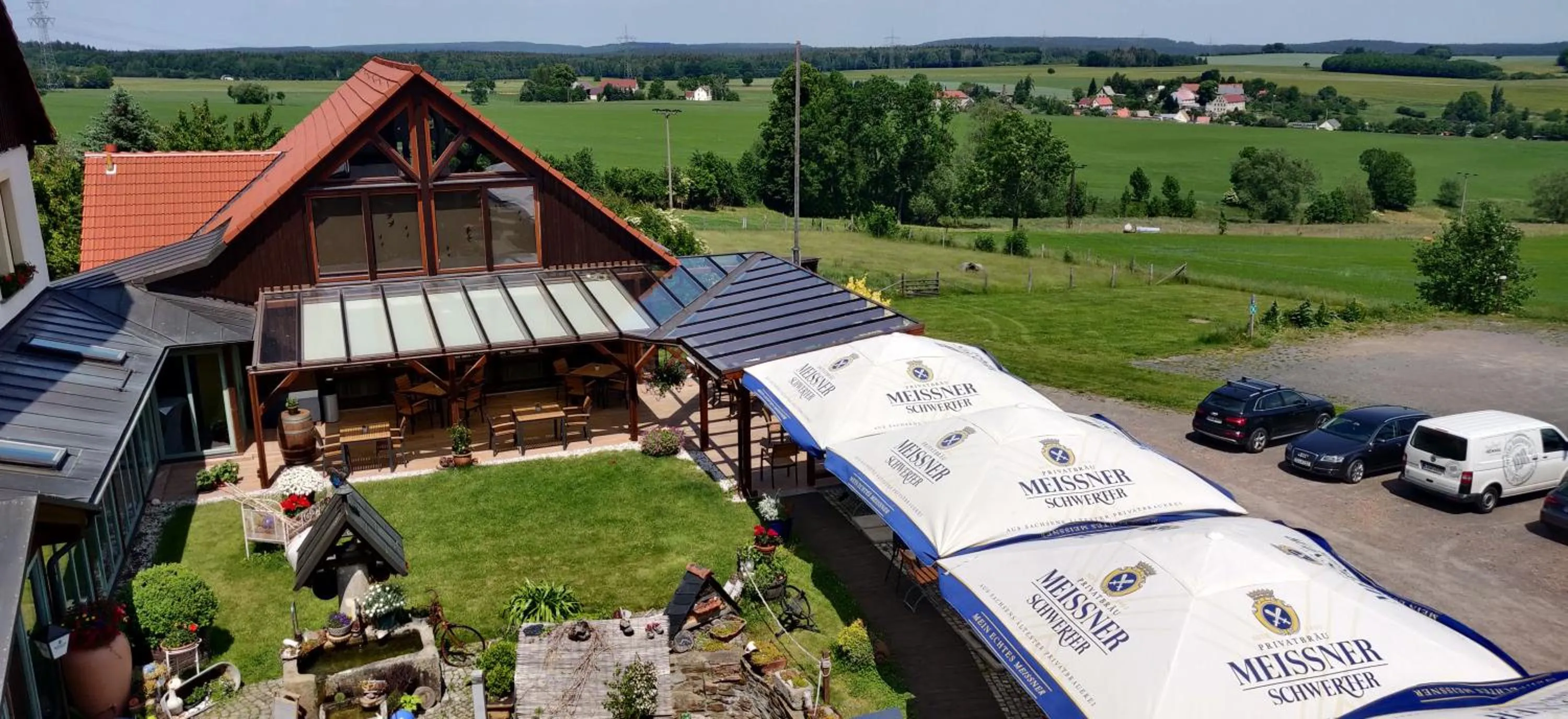 Balcony/Terrace in Hotel Neue Höhe