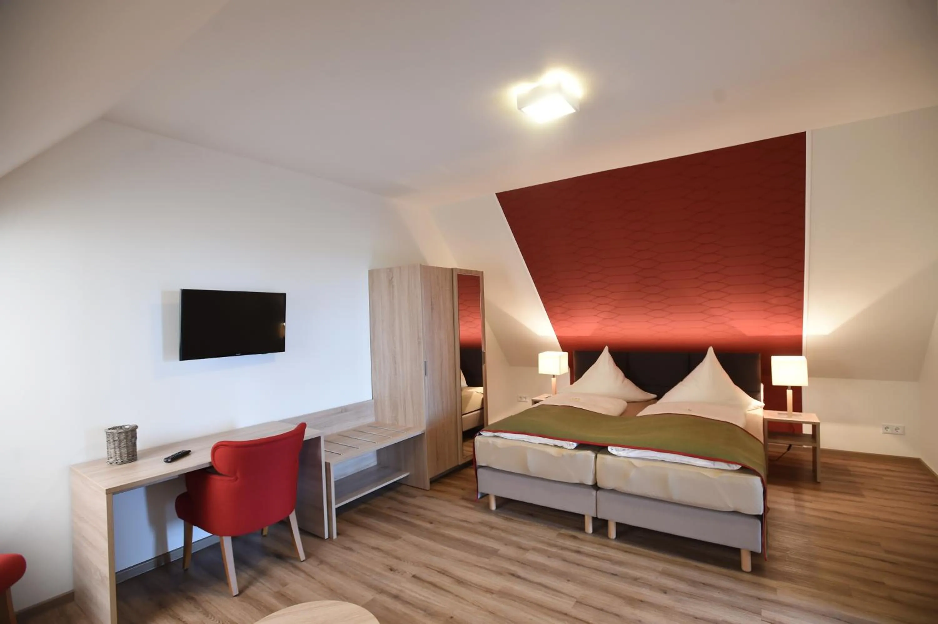 Photo of the whole room, Bed in Hotel Neue Höhe