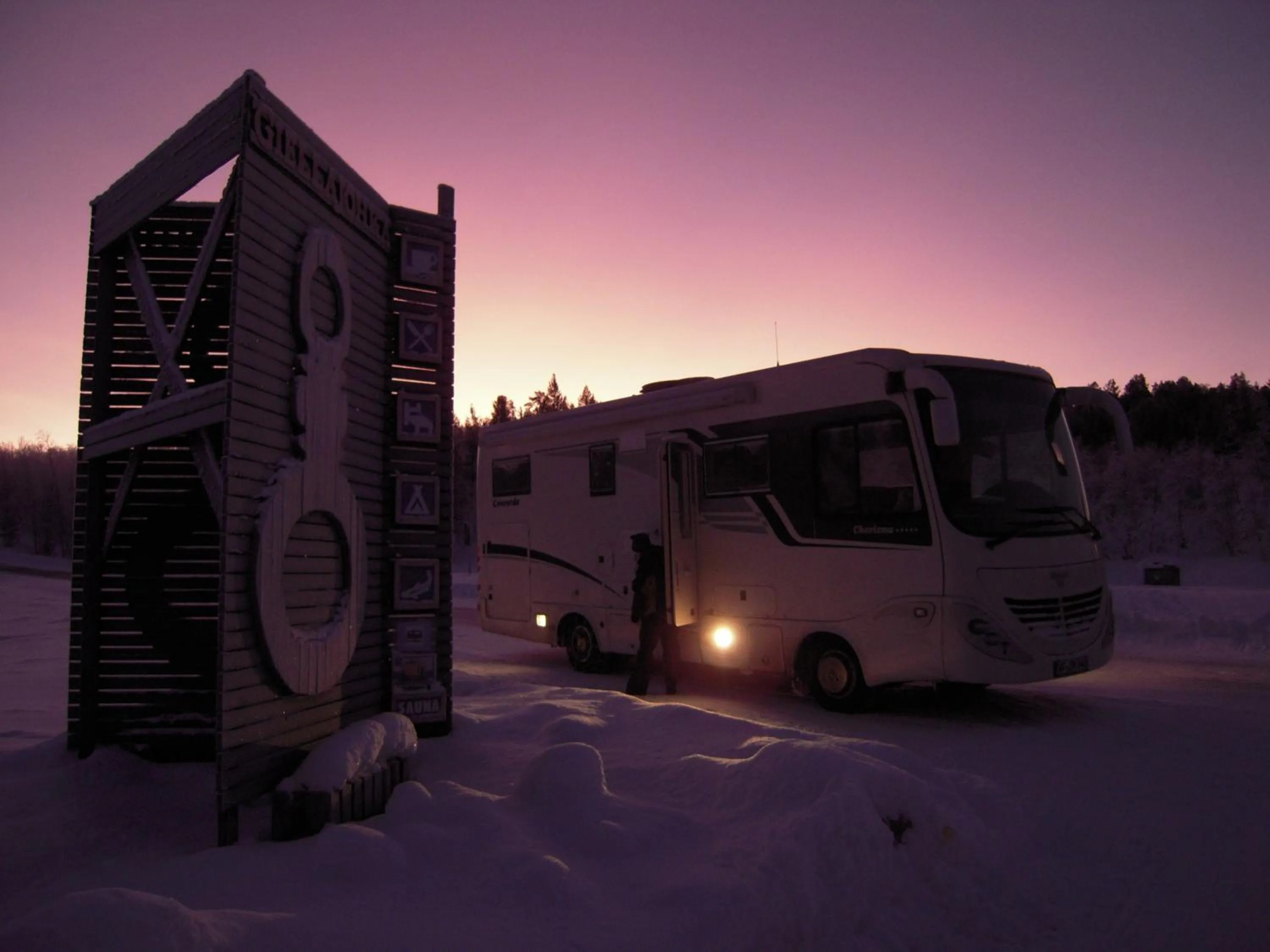 Winter in Giellajohka