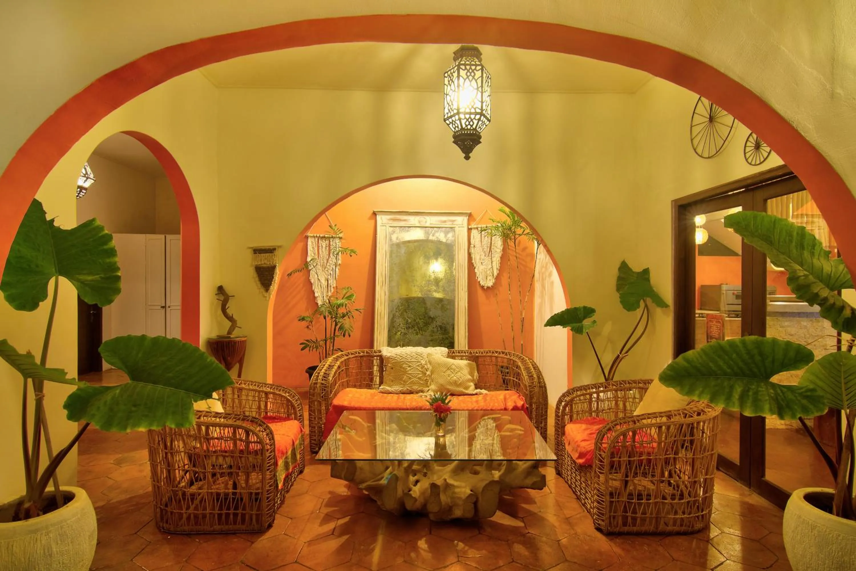 Living room in Sannyas Boutique Hotel