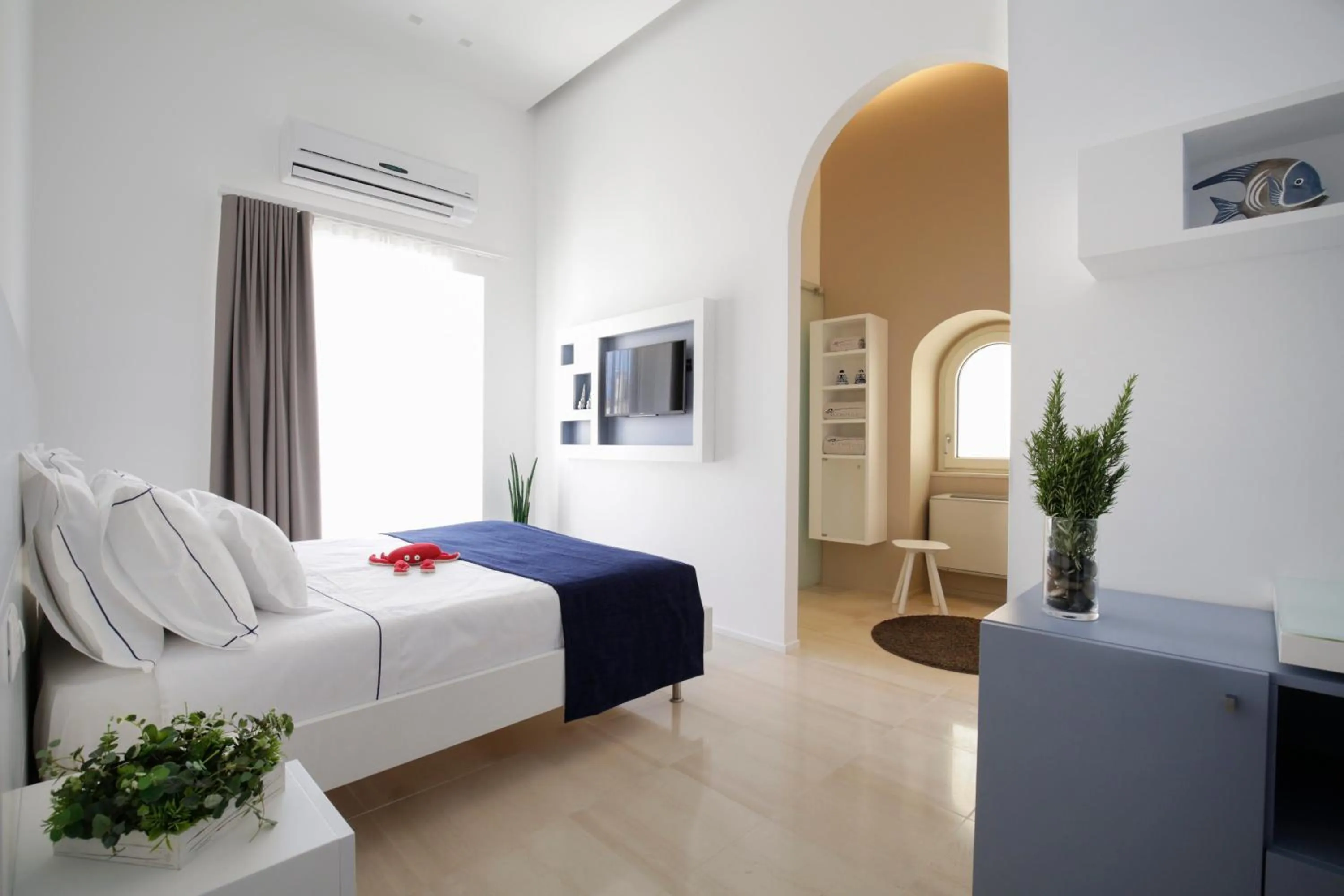 Bed in Al Castello Relais