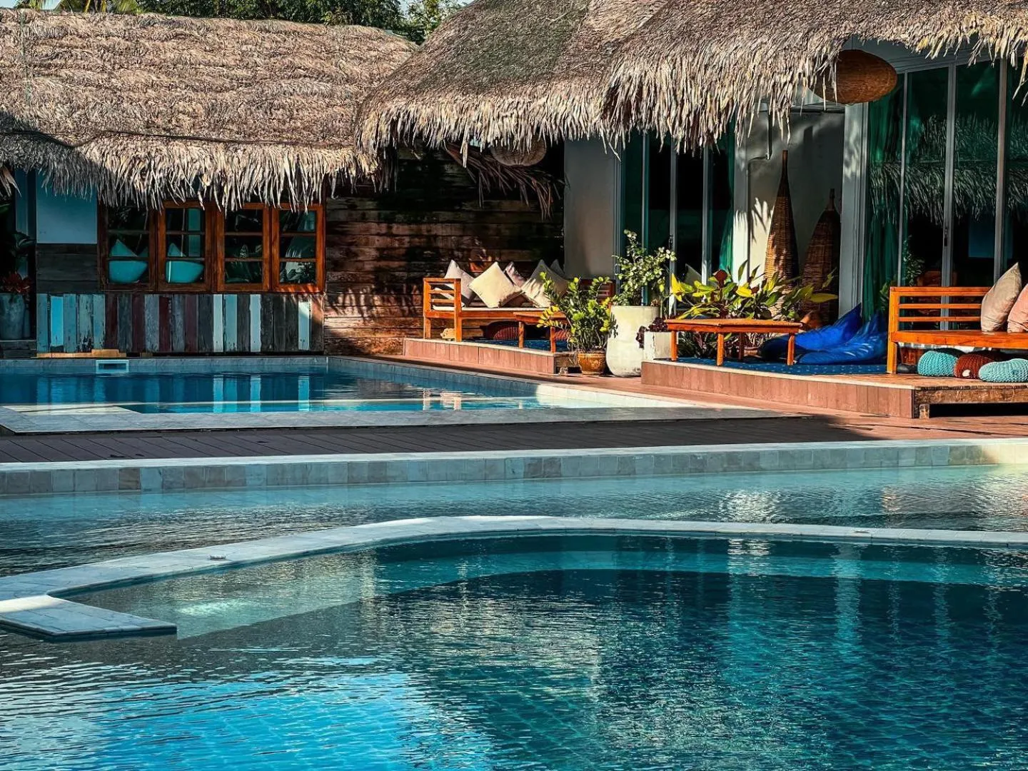 Swimming pool in Varni Homestay