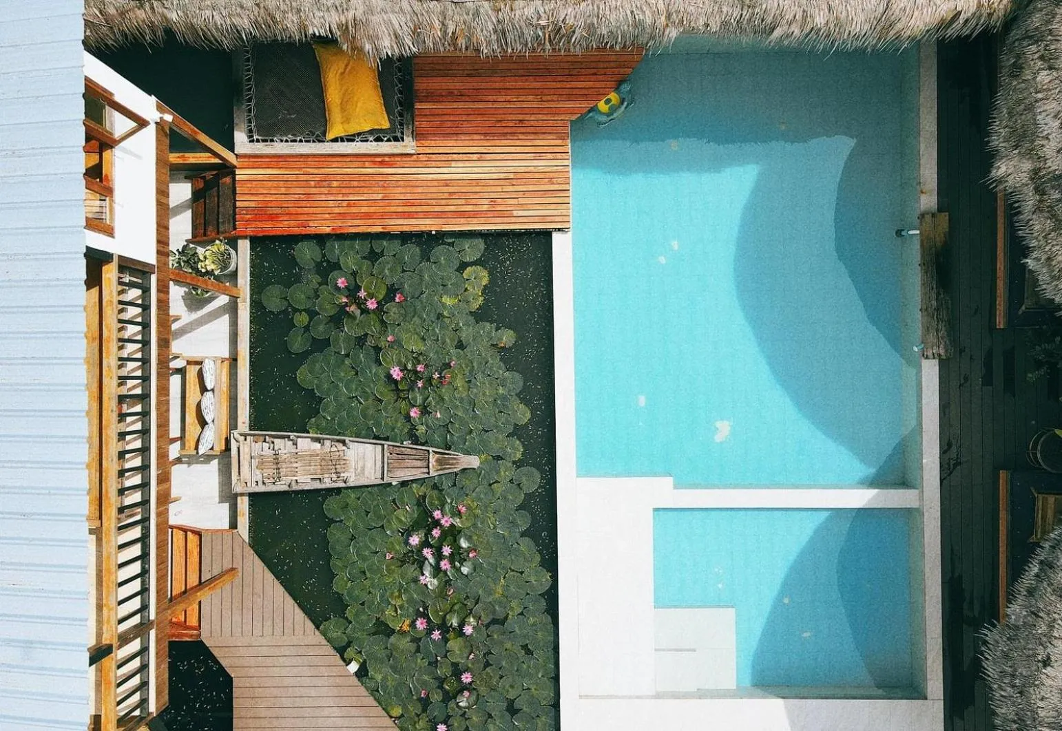 Swimming pool in Varni Homestay