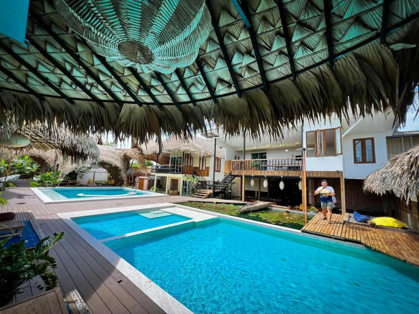 Swimming pool in Varni Homestay