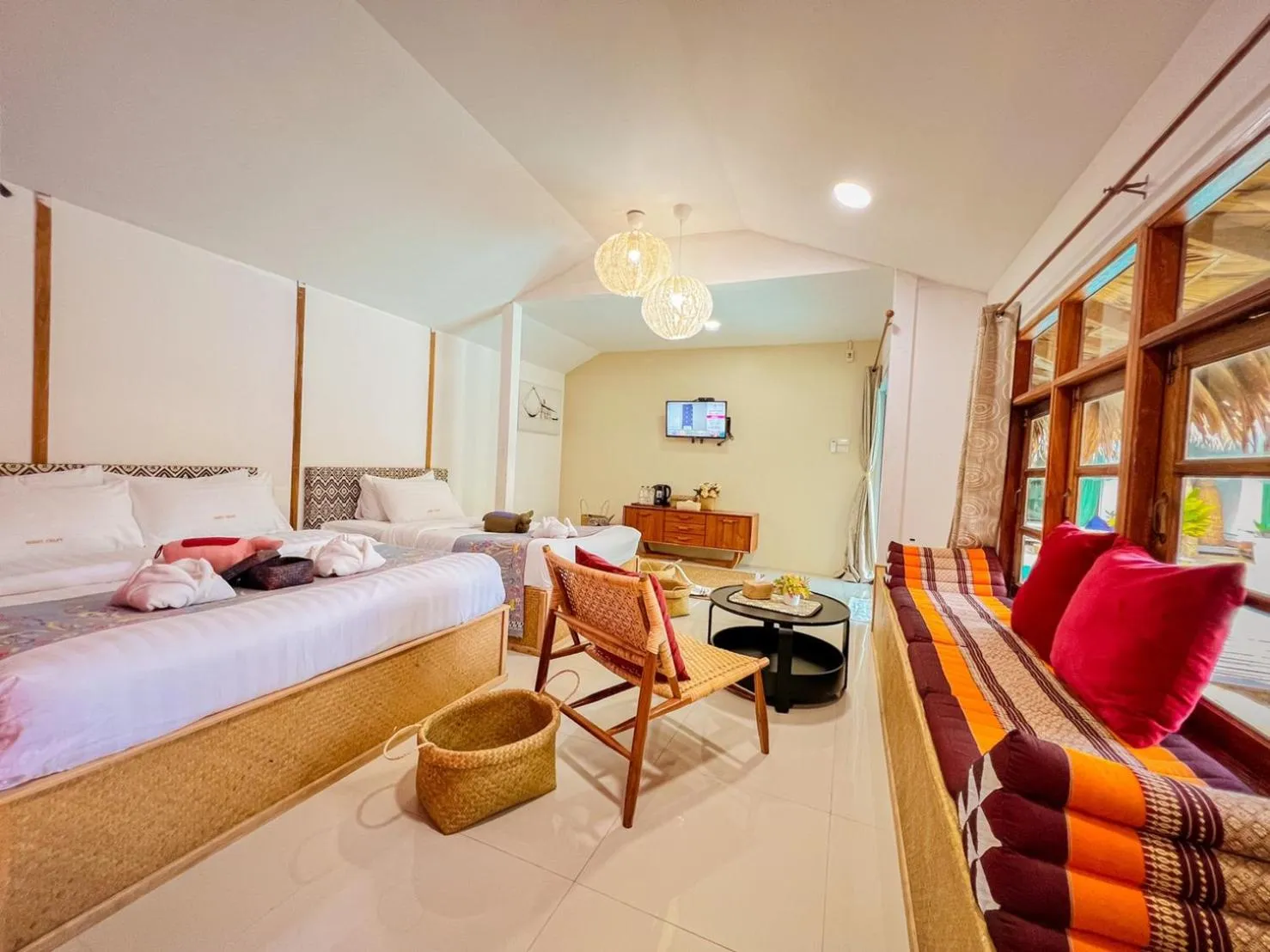 Photo of the whole room, Bed in Varni Homestay