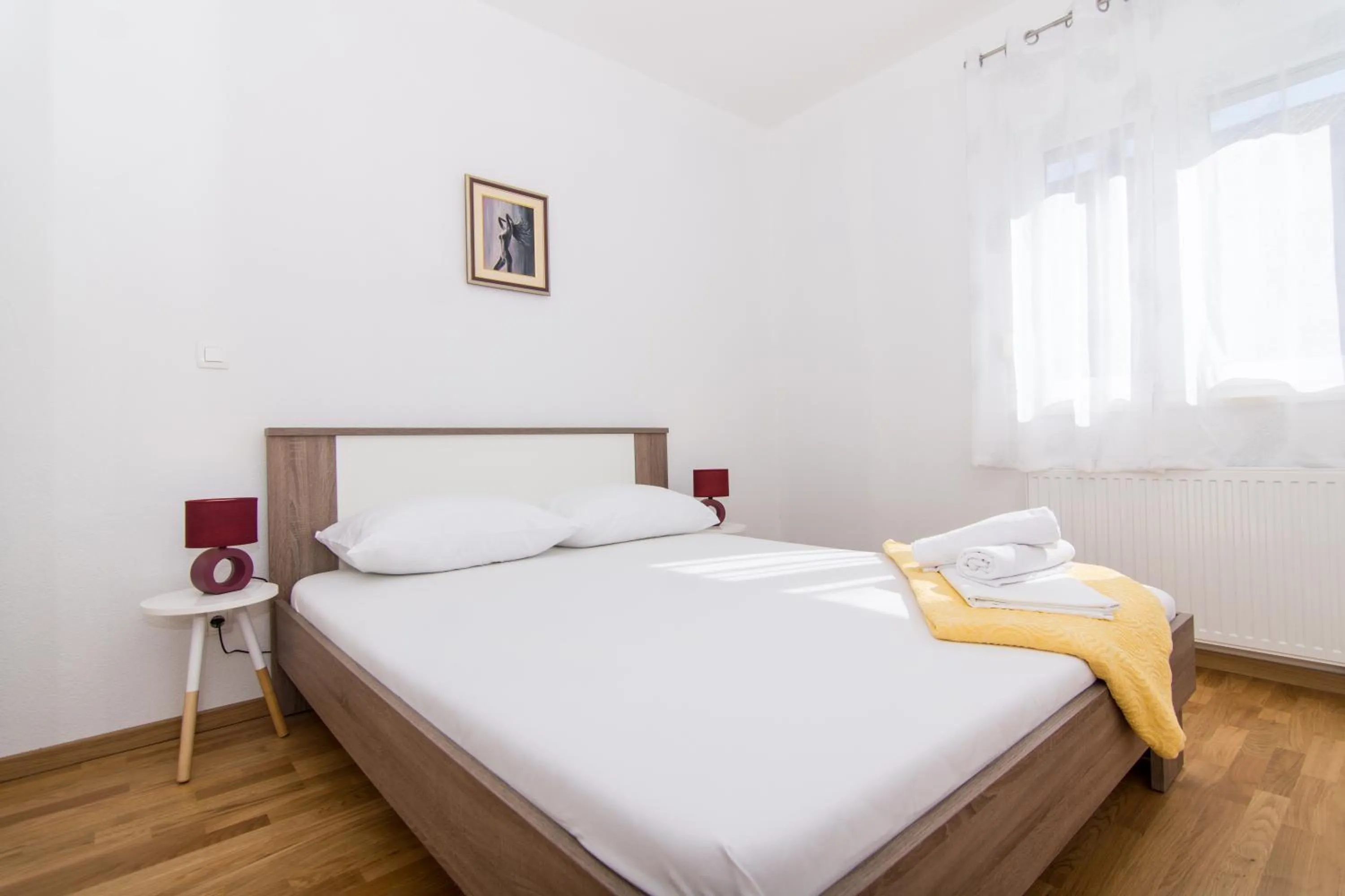 Bed in Apartments Ploka