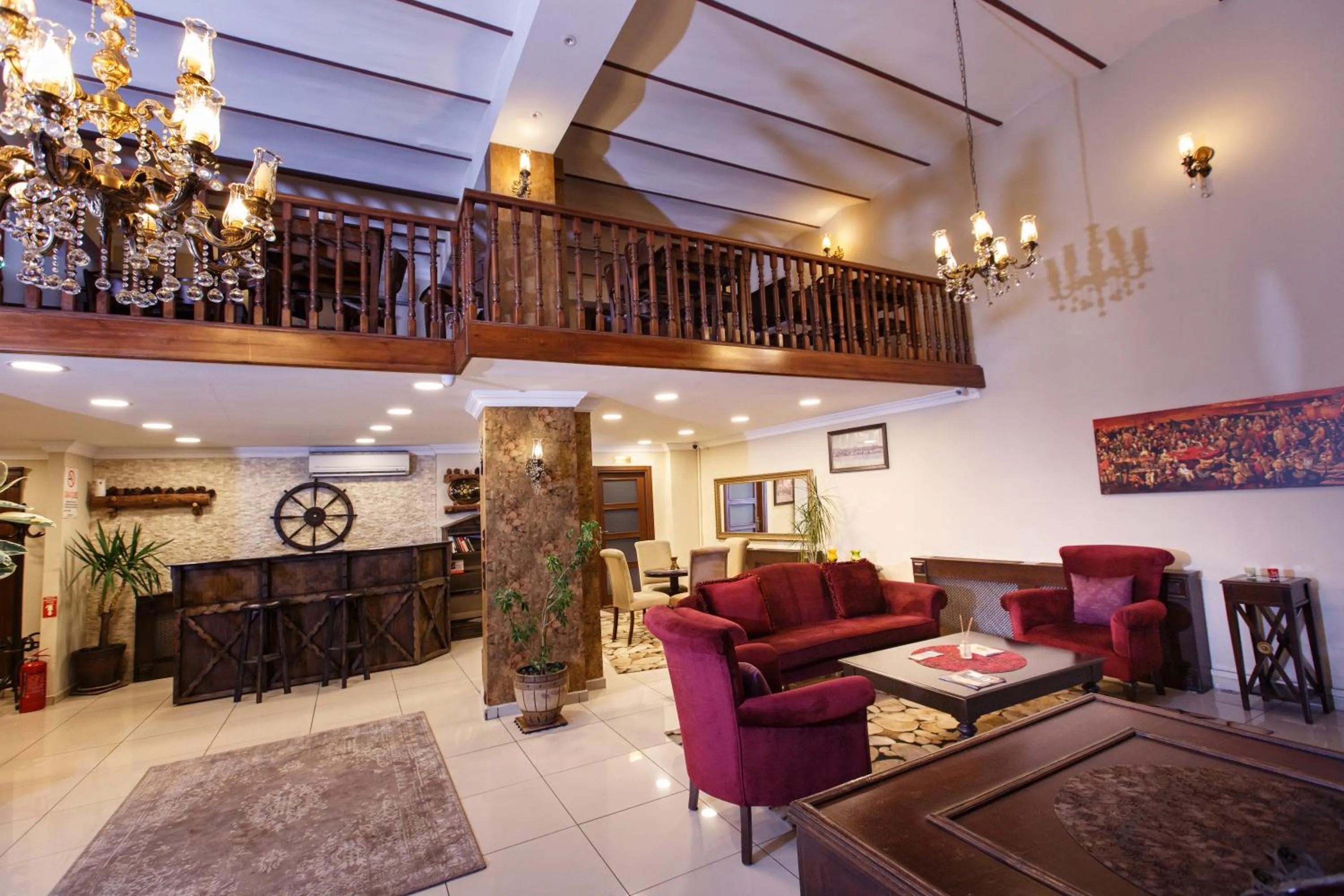 Lobby or reception in Tahir Aga Konagi Hotel