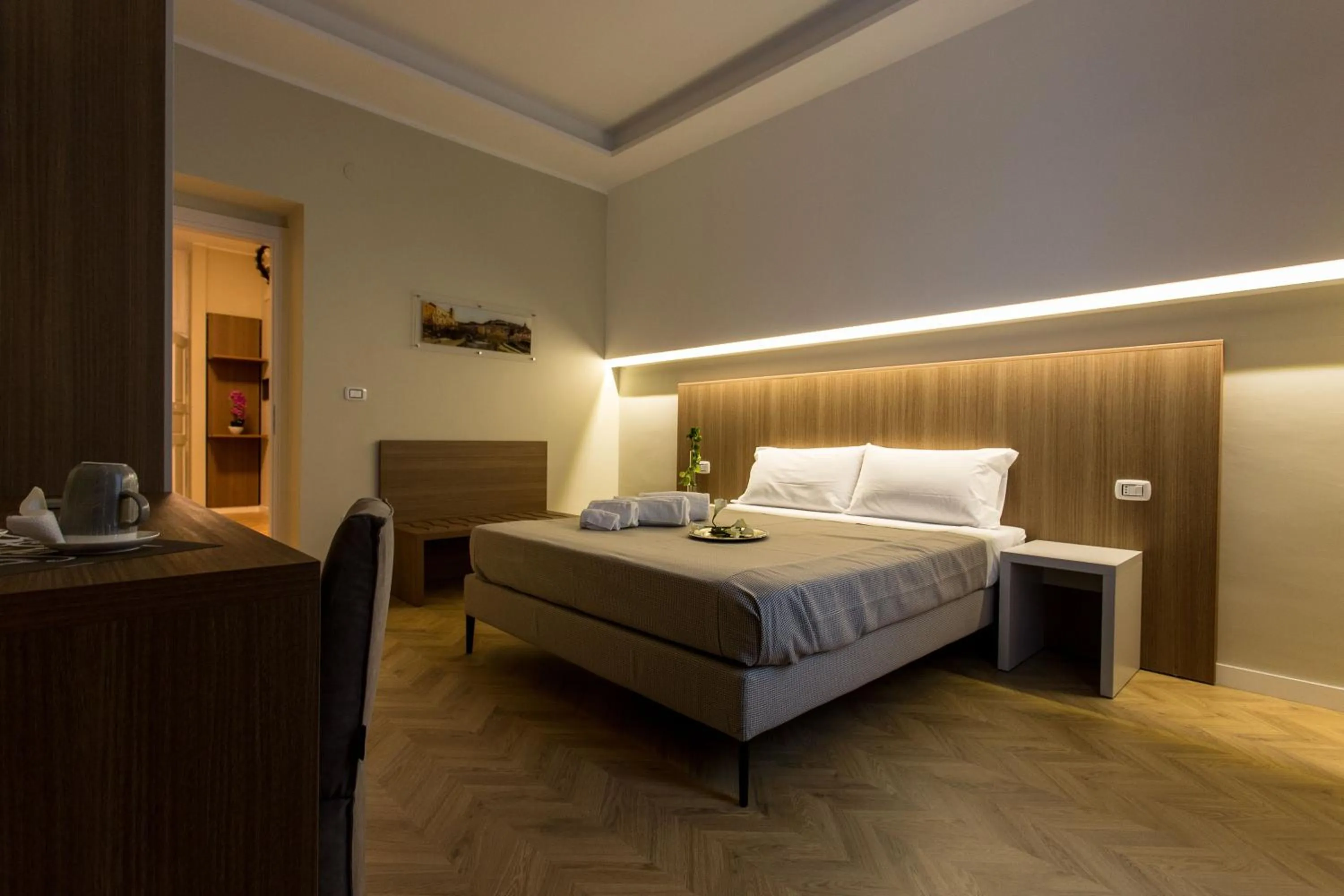 Bedroom, Bed in Le Affacciate Bruzie Home Guest House