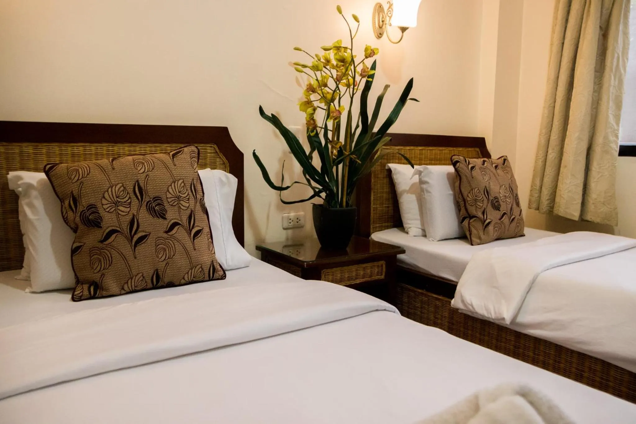 Bed in Marick Beach Resort