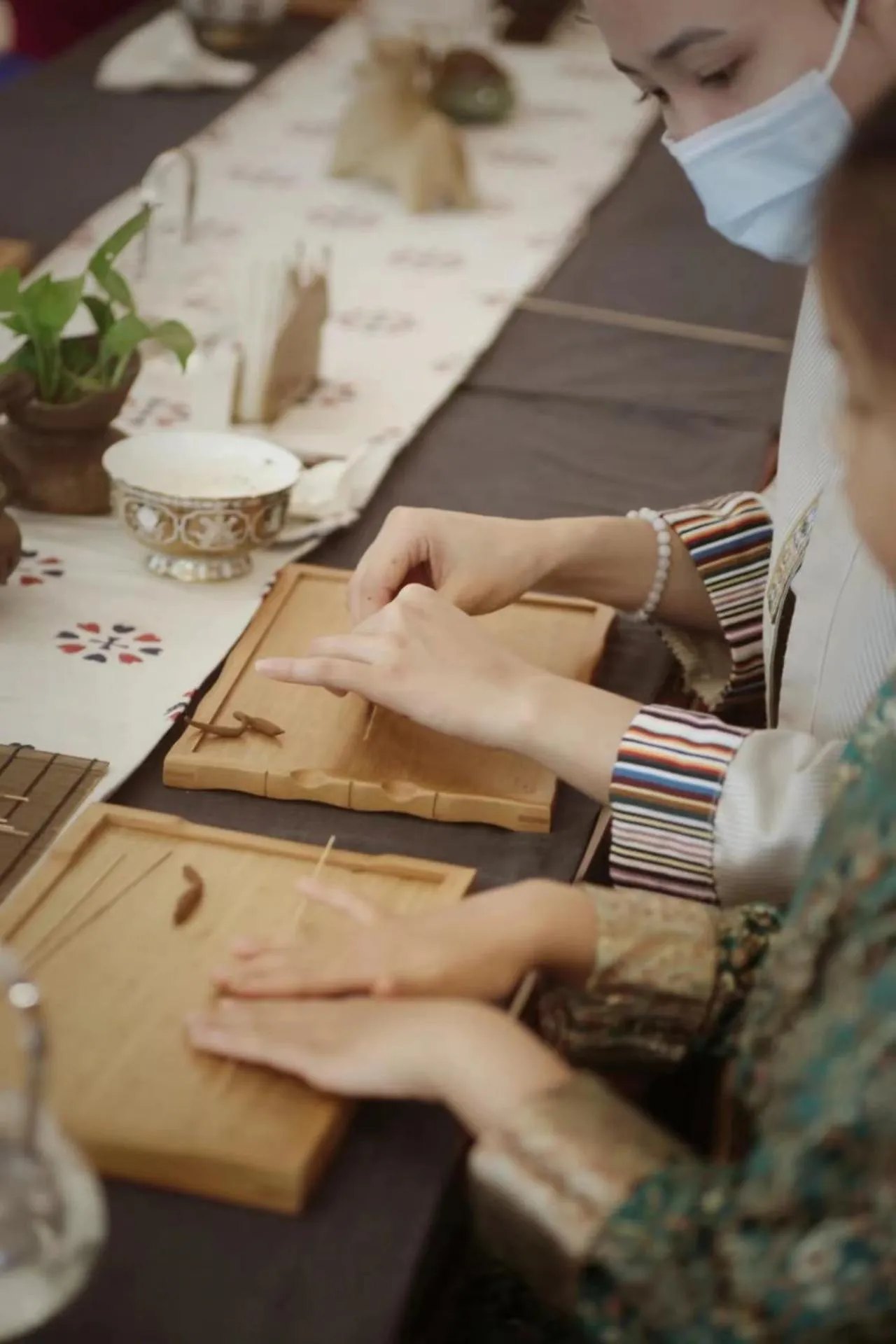 Decorative detail in Chengdu Tibetan Hotel
