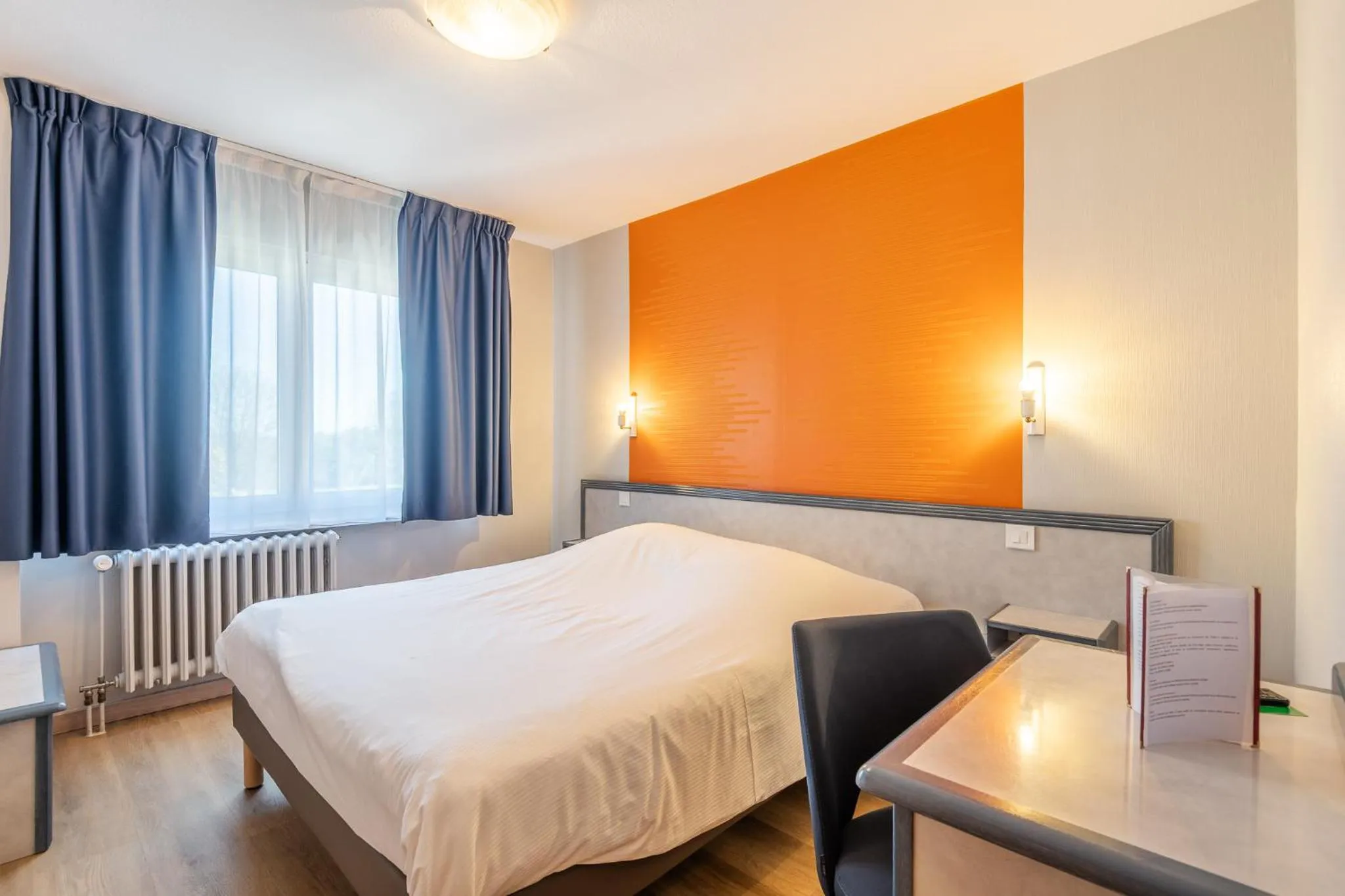 Bed in Hôtel Restaurant Oberlé