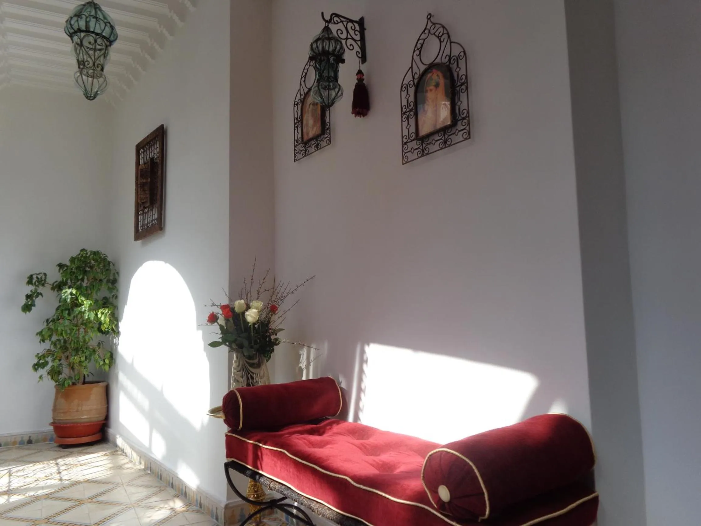 Decorative detail in Riad Mouna