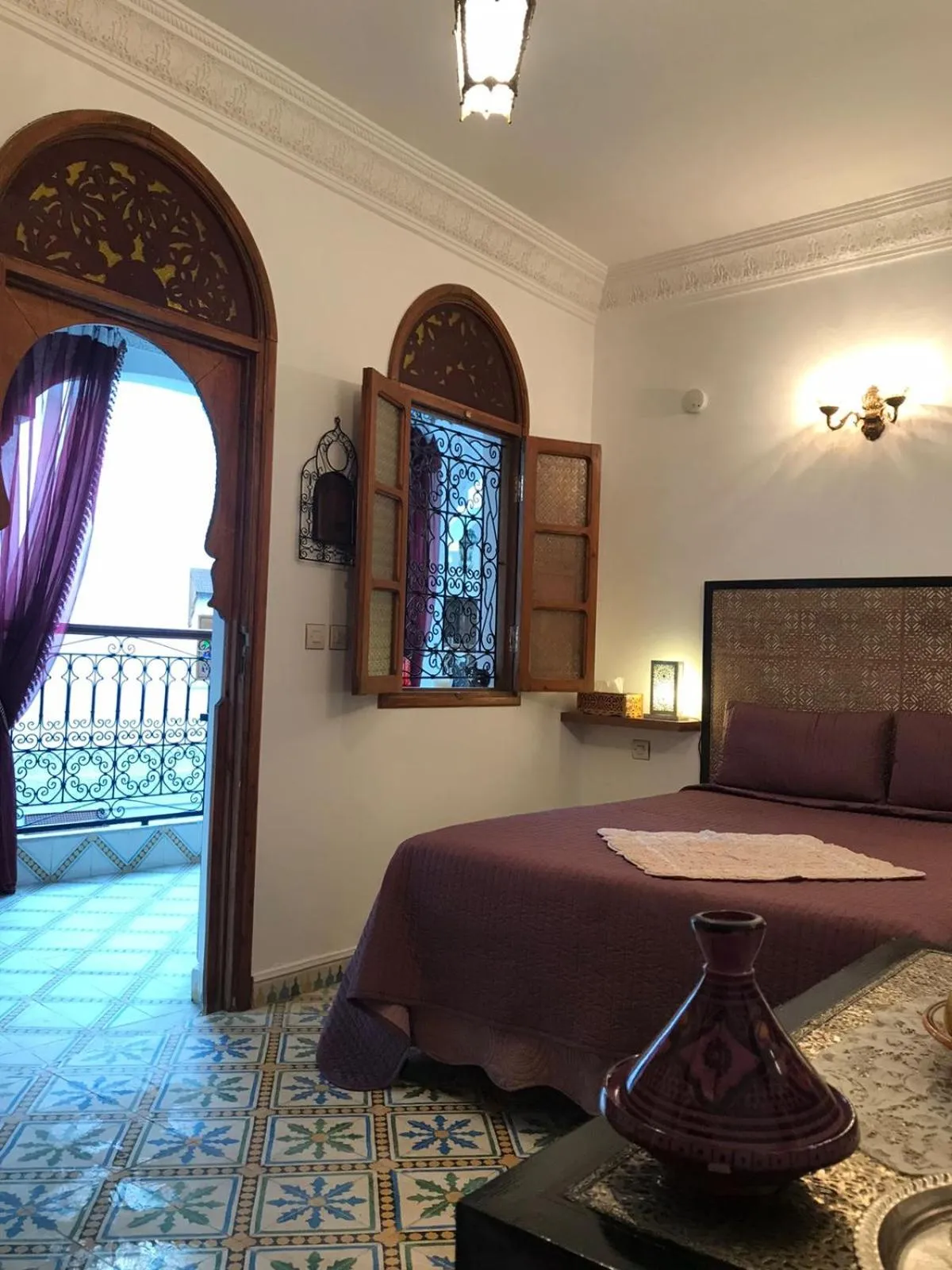 Photo of the whole room, Bed in Riad Mouna